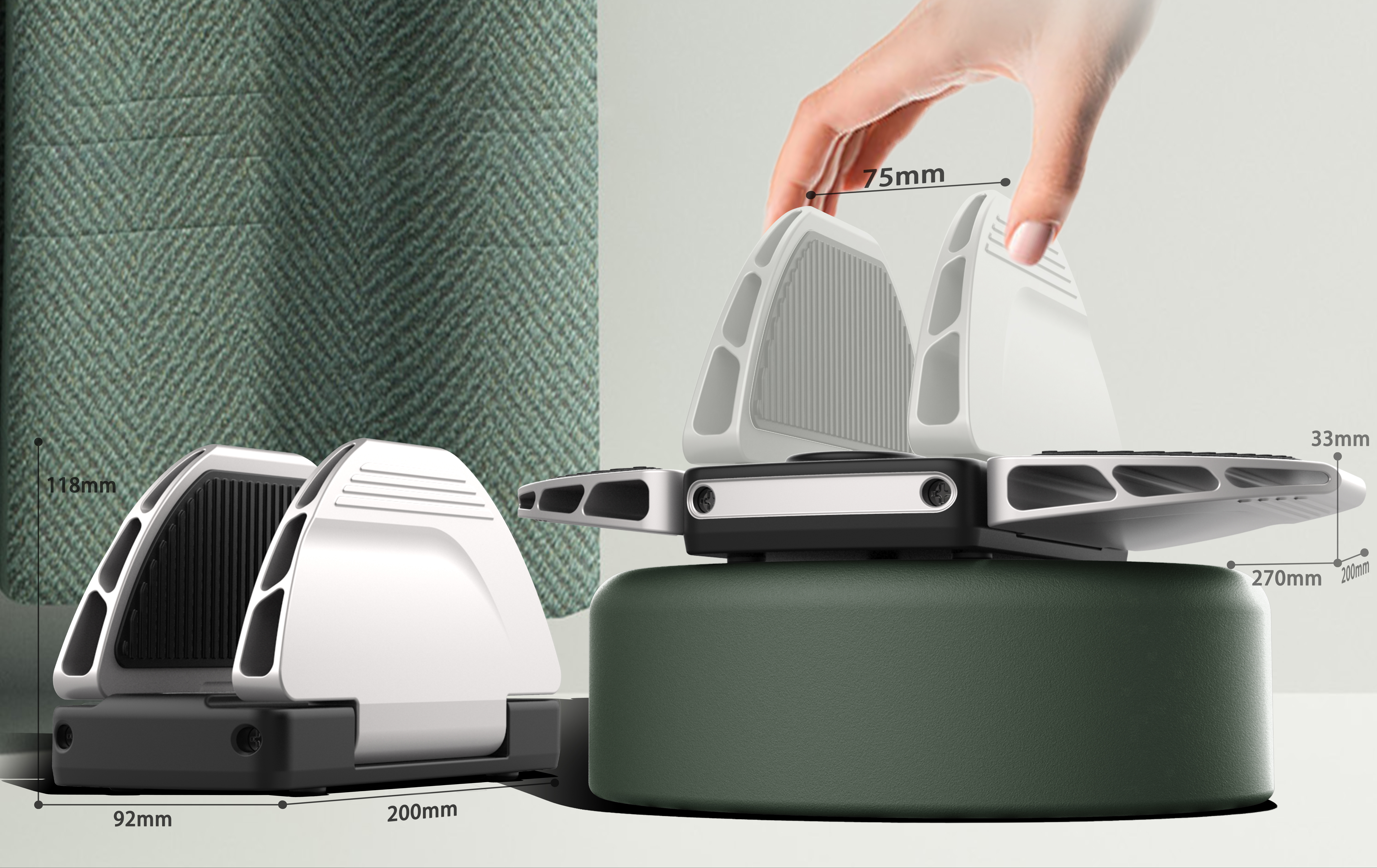 Body fat scale，fold，Receive，concept，