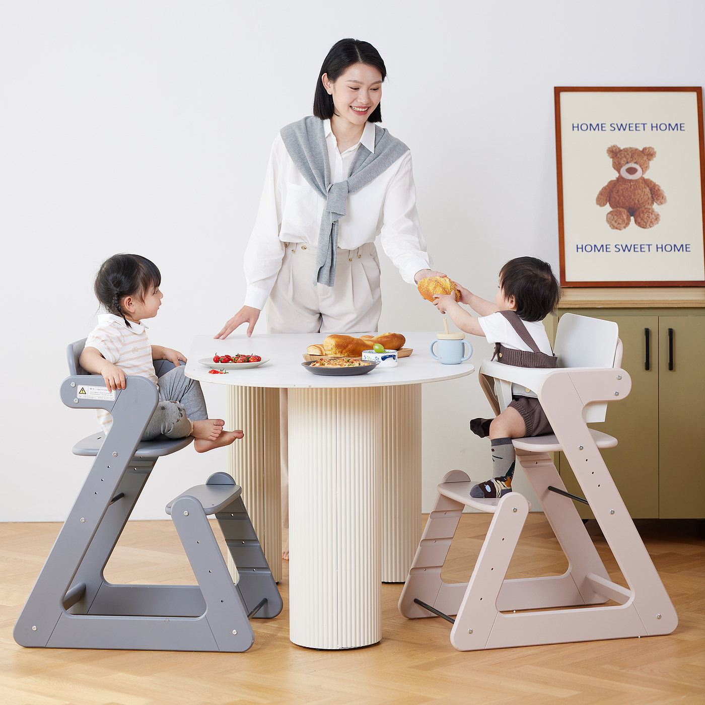 Children's furniture，Infant child，Dining chair，Growth Chair，Curious as expected，