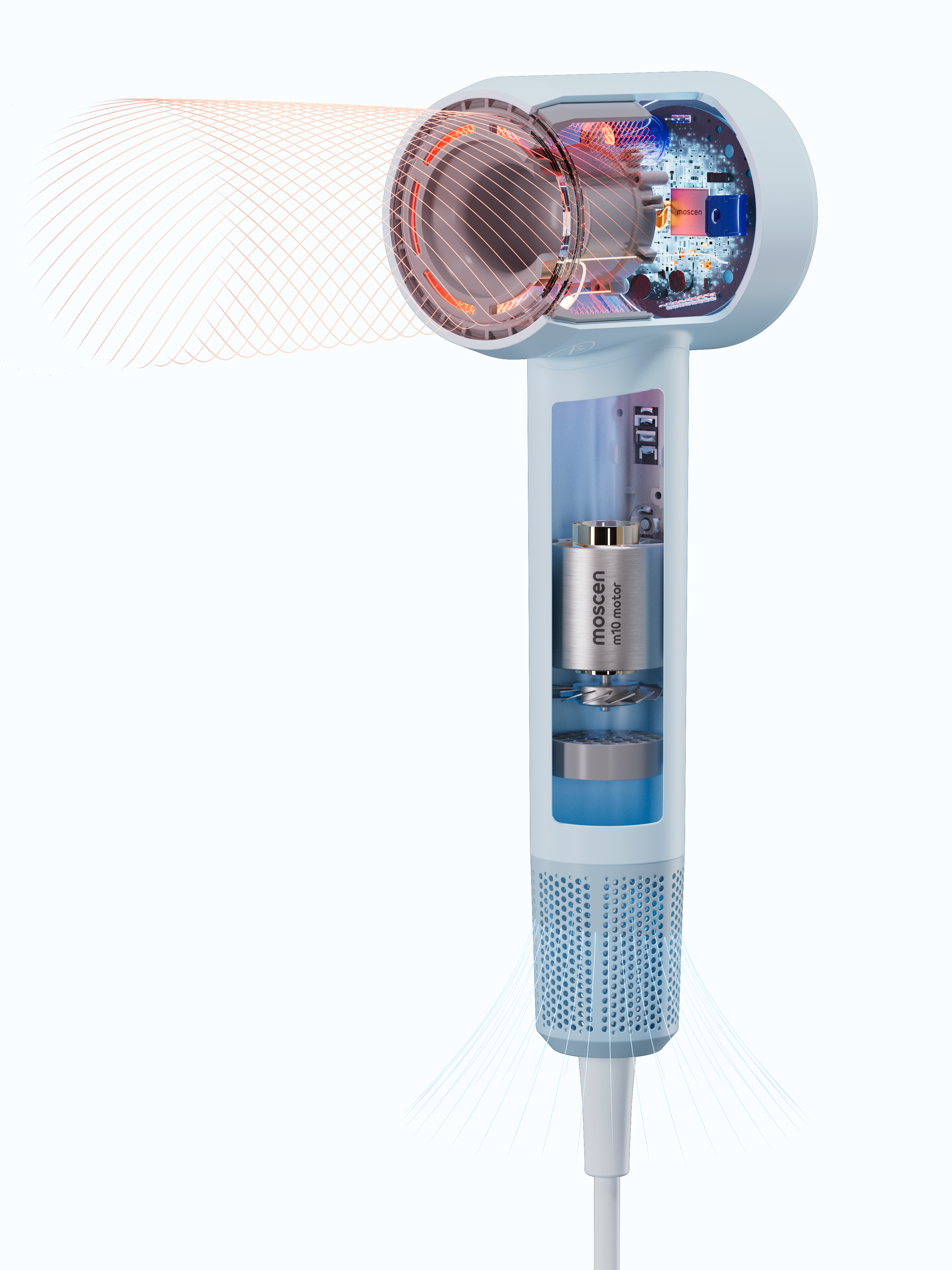 hair drier，High speed hair dryer，Gehu，Dry hair，visual effect，5% design，