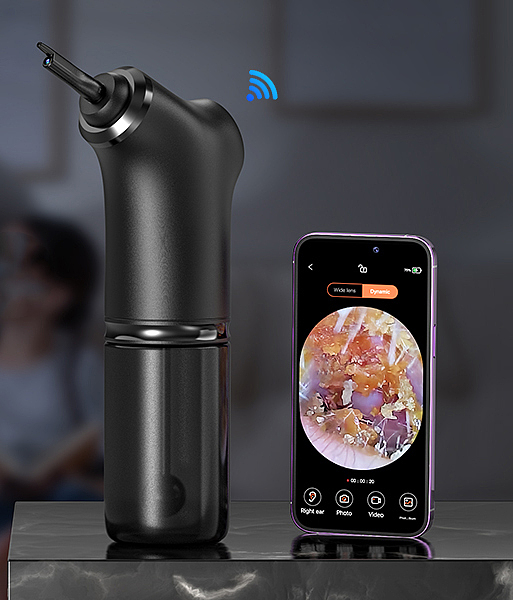 oral irrigator，Ear flushing device，Gehu，Amazon，Sense of science and technology，ear canal cleaning，Visual Ear-washing，Endoscope，