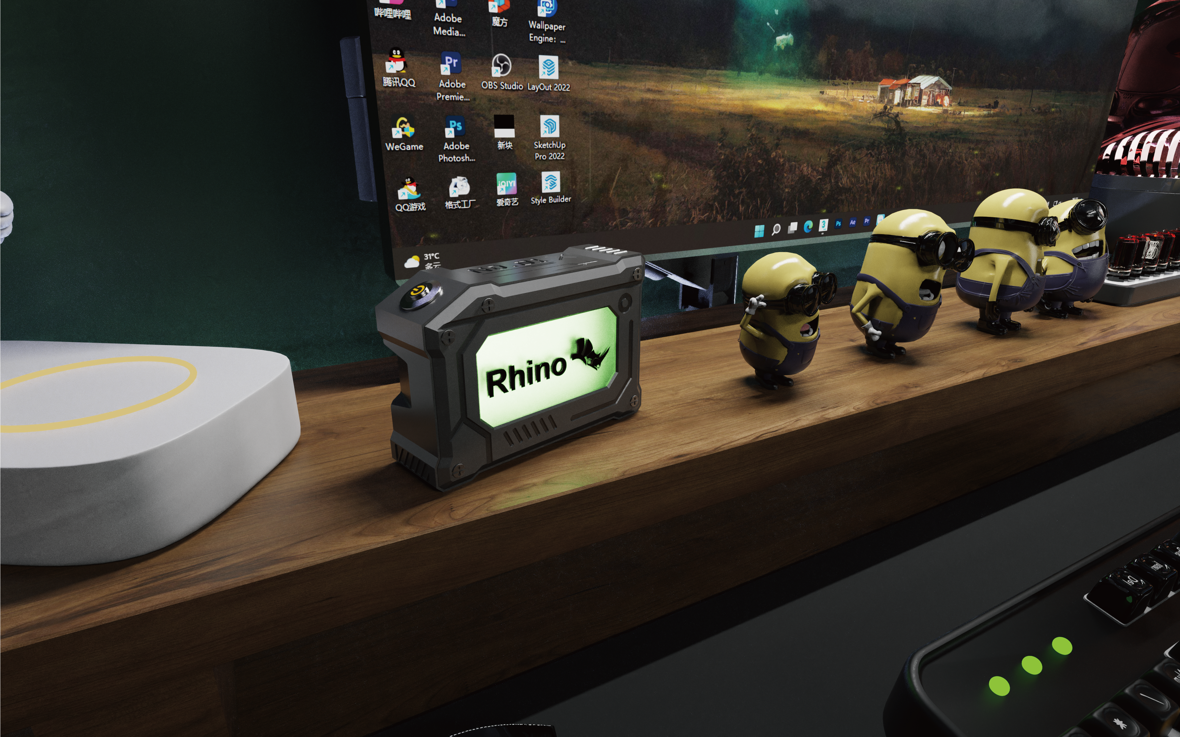 Atmosphere lamp，Cyberpunk，