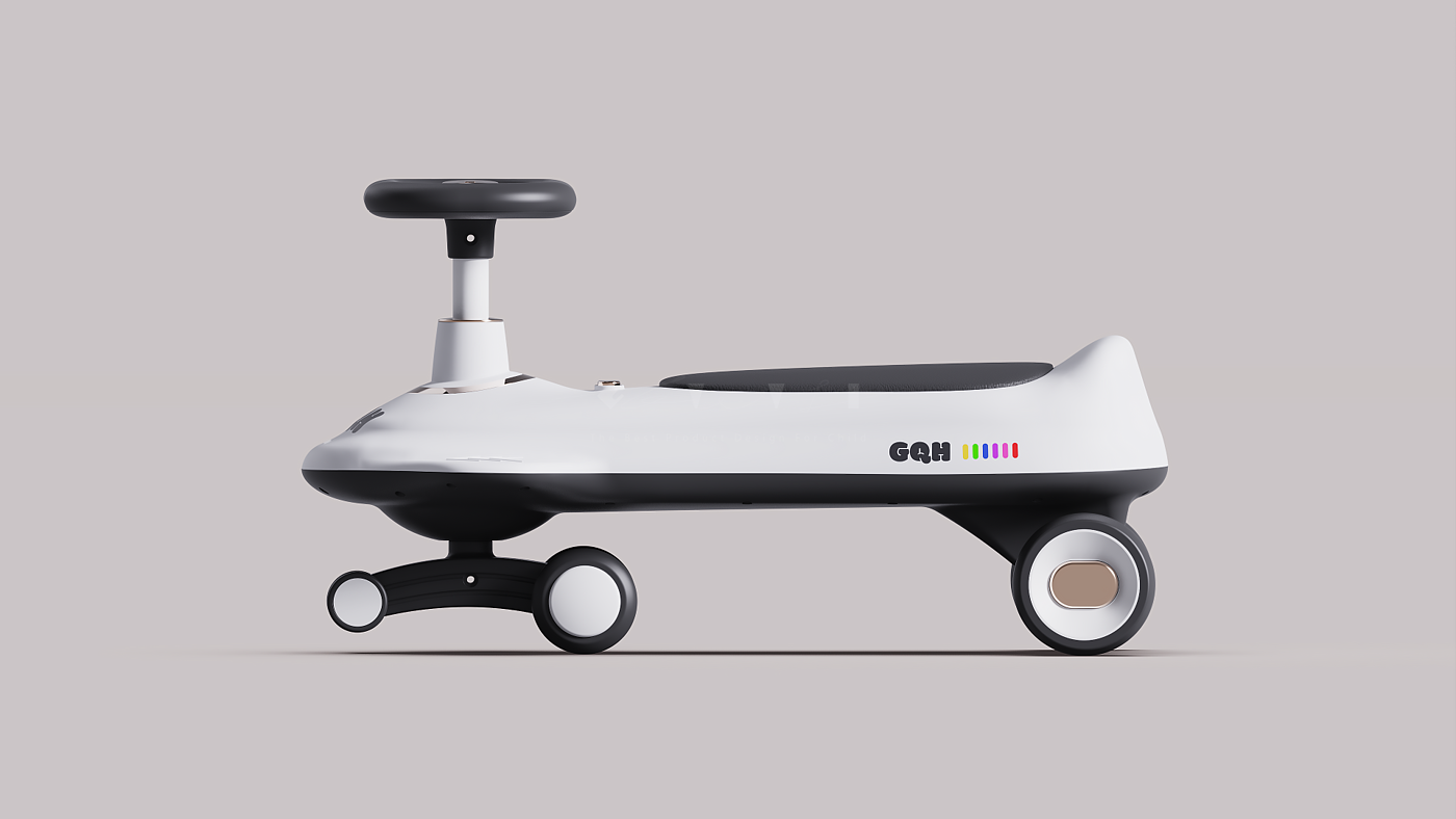 Children's torsion car，product design，industrial design，