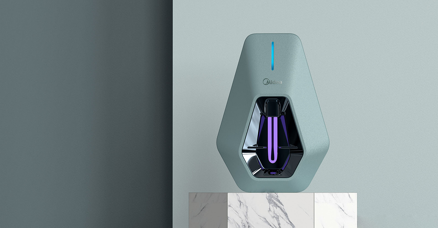 Toilet disinfector design，Sterilizer design，product design，industrial design，Appearance and structure design，