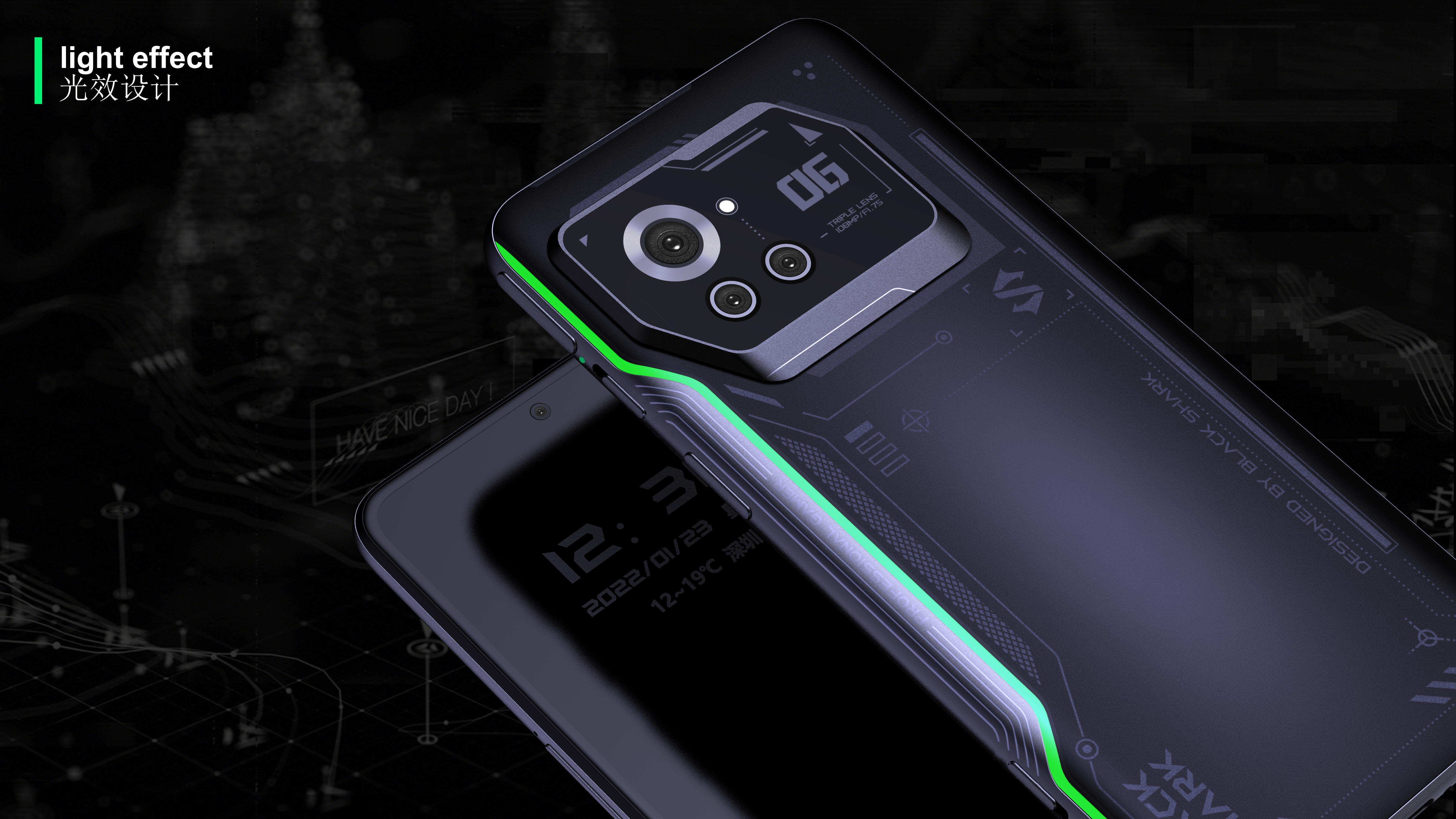 Black Shark，mobile phone，game，Intelligent digital，industrial design，