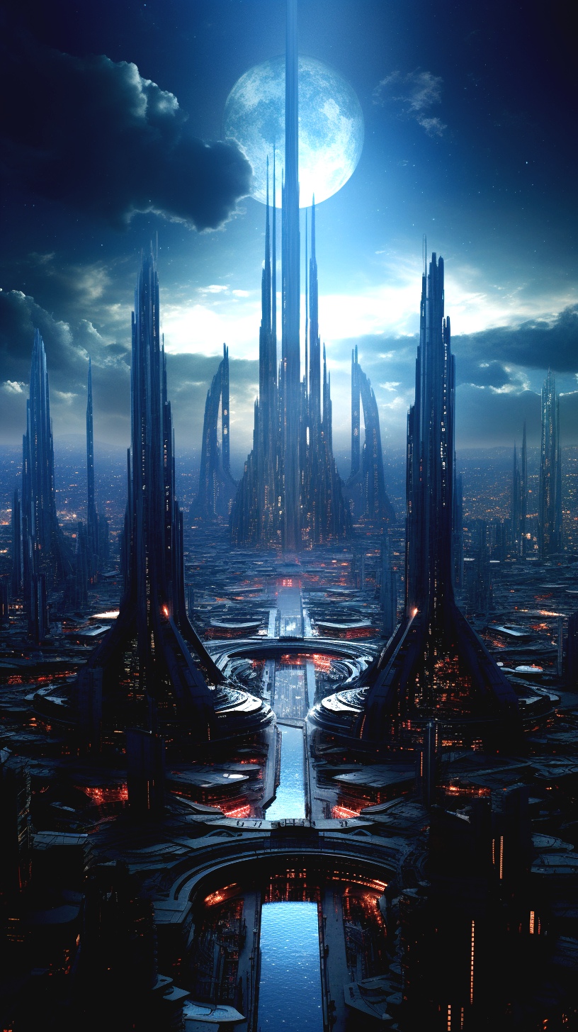 science fiction，alien civilization，Cosmic Planet，Science Fiction World，