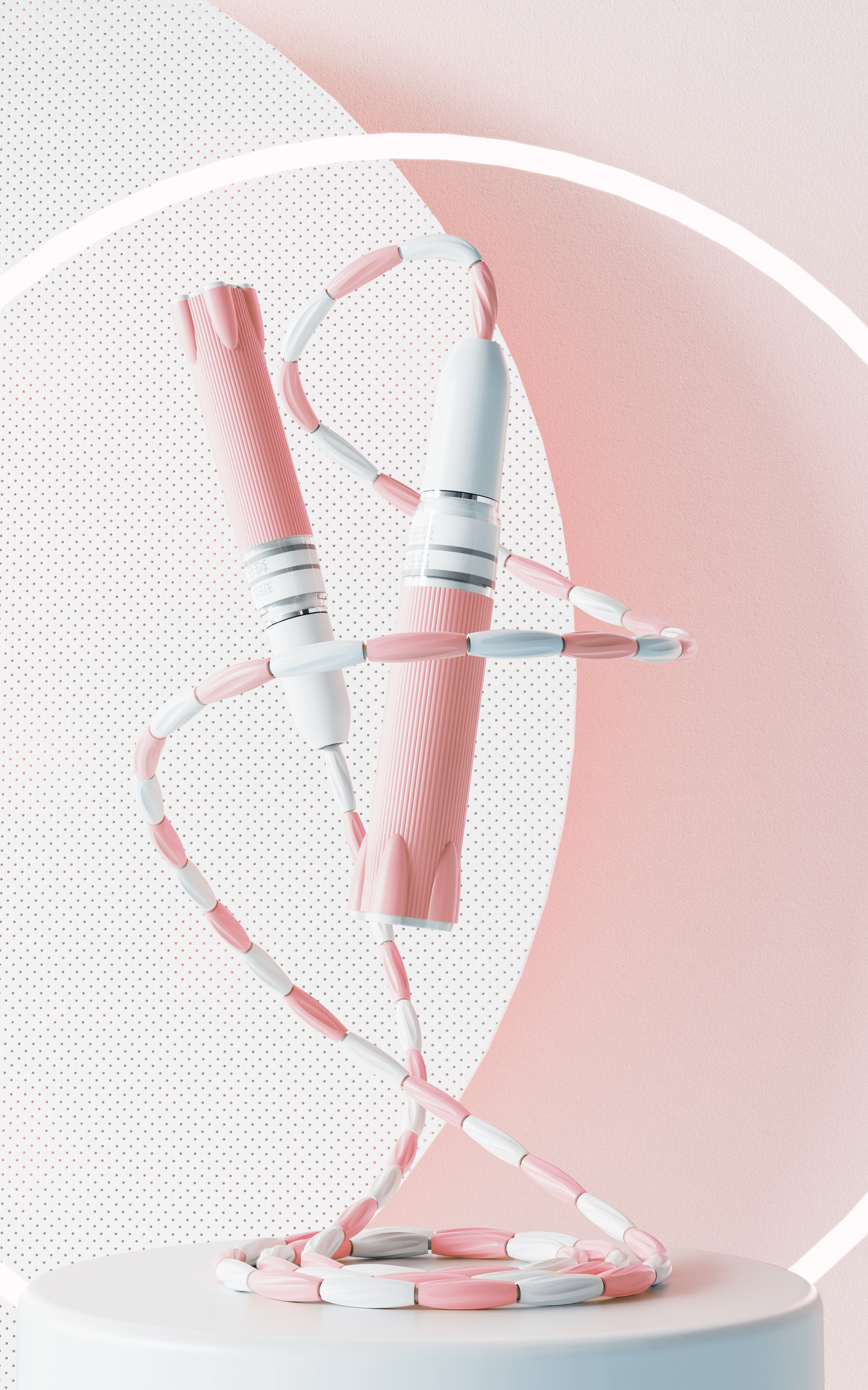 Slub rope skipping，Rocket jump rope，Bodybuilding，outdoors，children，lovely，science and technology，