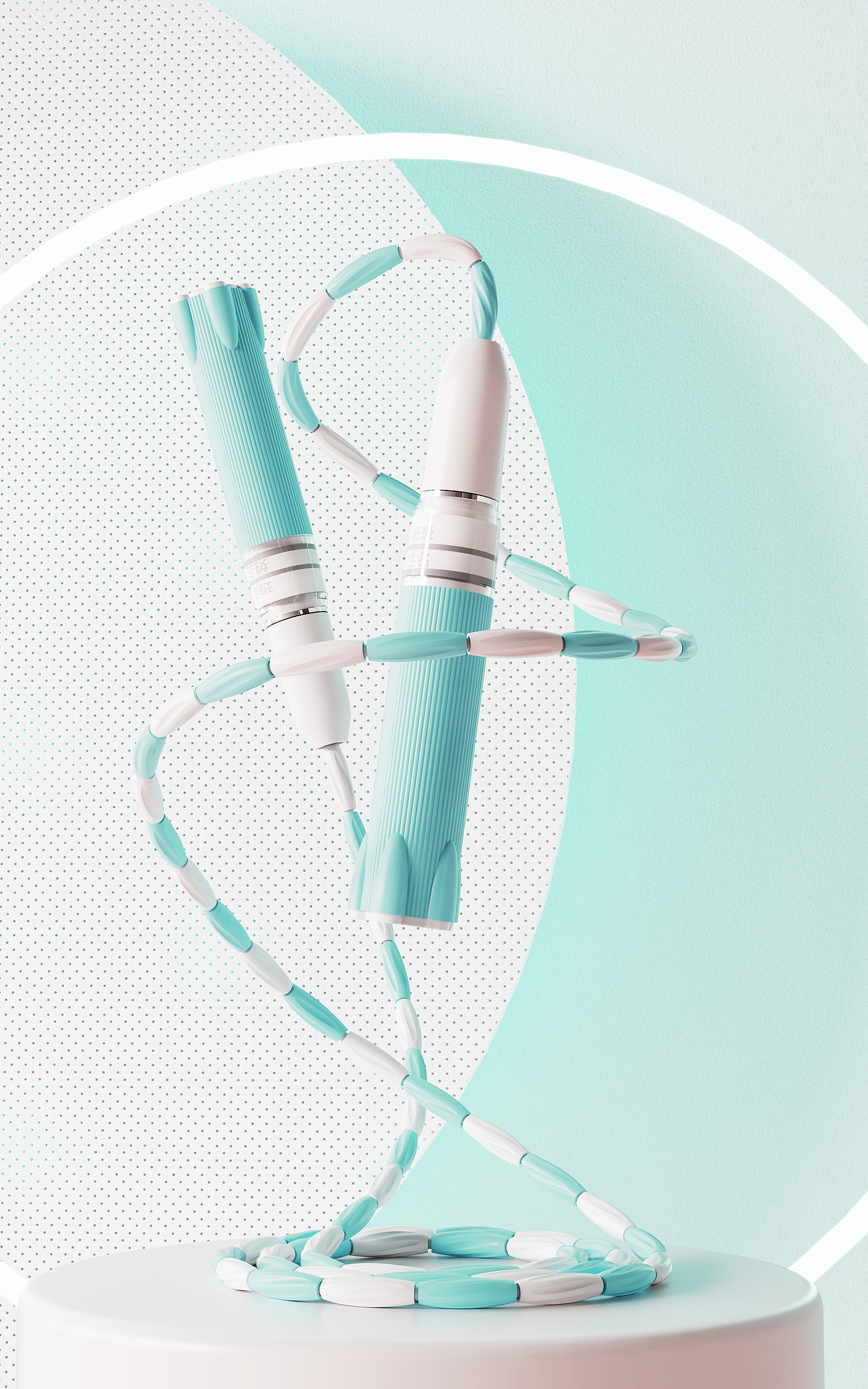 Slub rope skipping，Rocket jump rope，Bodybuilding，outdoors，children，lovely，science and technology，