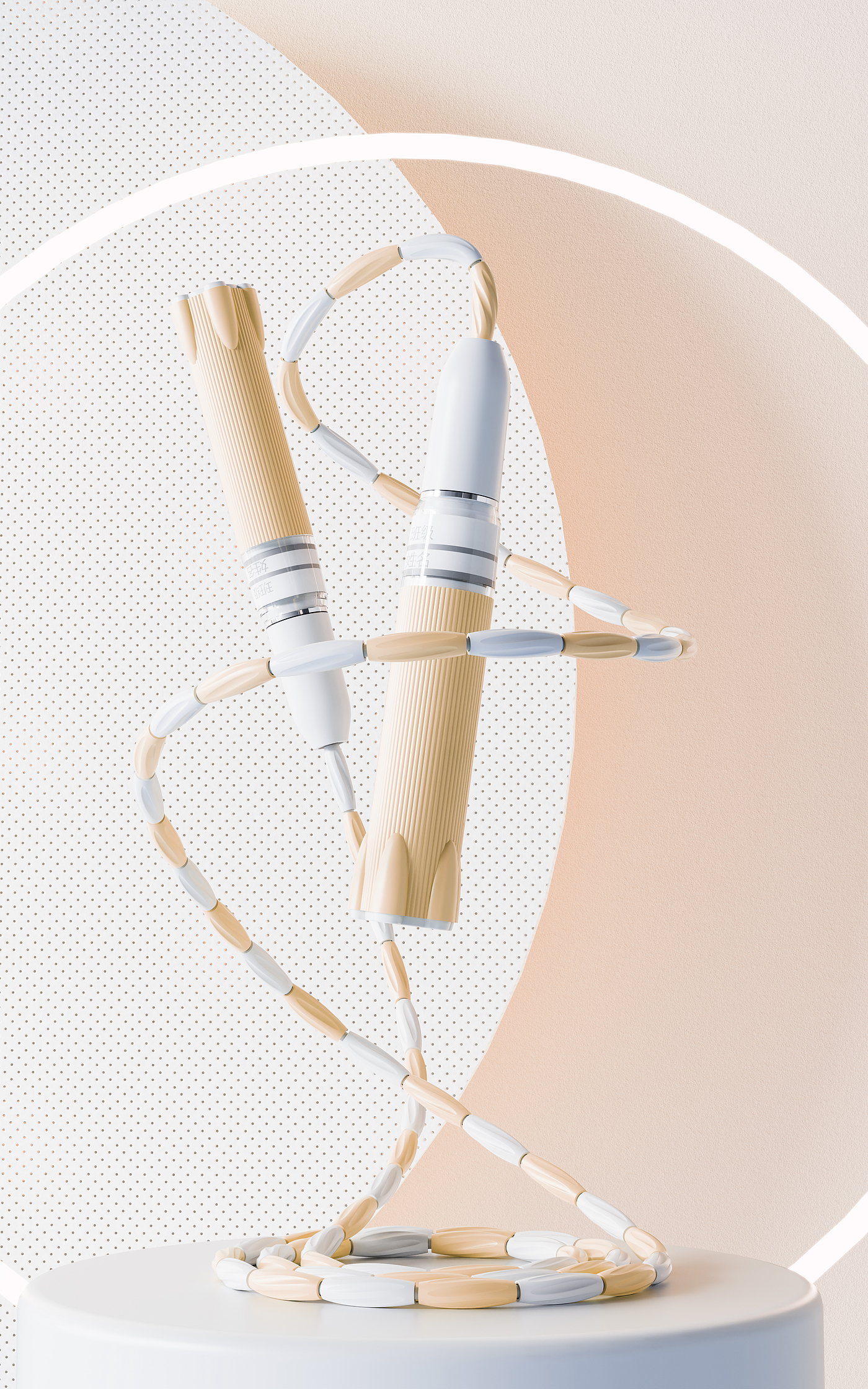Slub rope skipping，Rocket jump rope，Bodybuilding，outdoors，children，lovely，science and technology，