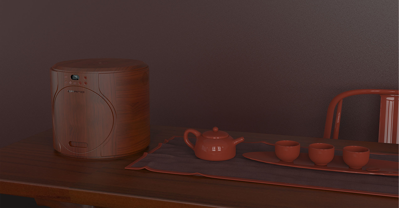 Design of Disinfection Cabinet for Tea Set，Disinfection cabinet design，Design of Disinfection Products for Tea Set，product design，Appearance and structure design，