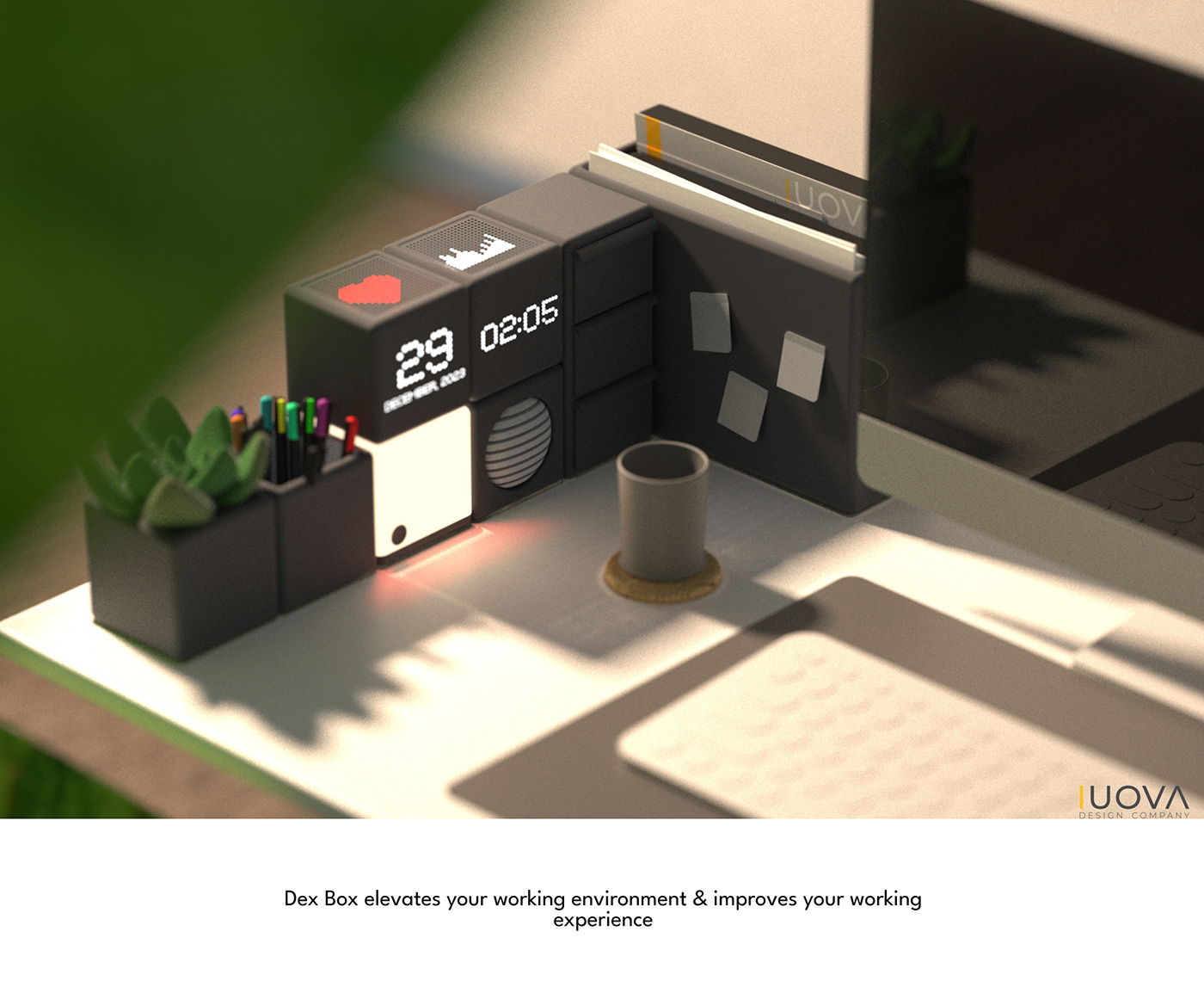 DexBox，Desktop suit，modularization，Desktop storage tool，