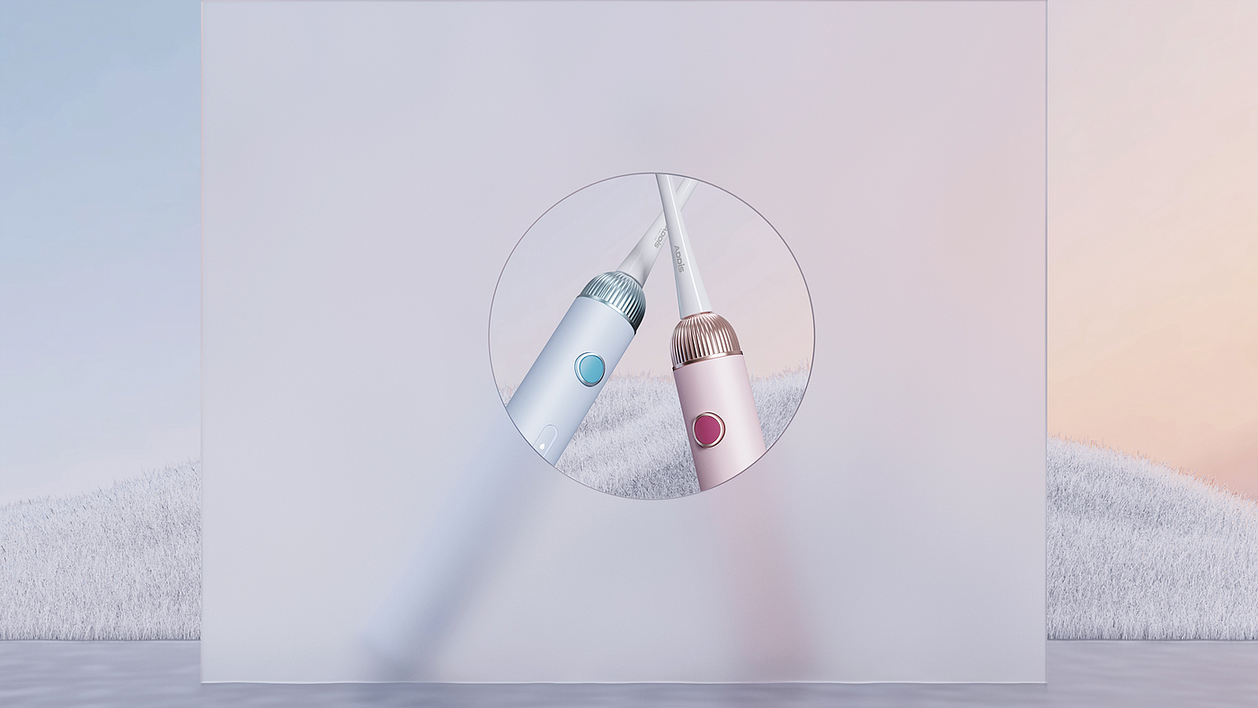 TOALL Convex and Concave Design，toothbrush，