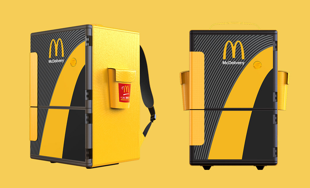 McDonald's，takeaway box，Heat insulation box，Sending by Mai Le，