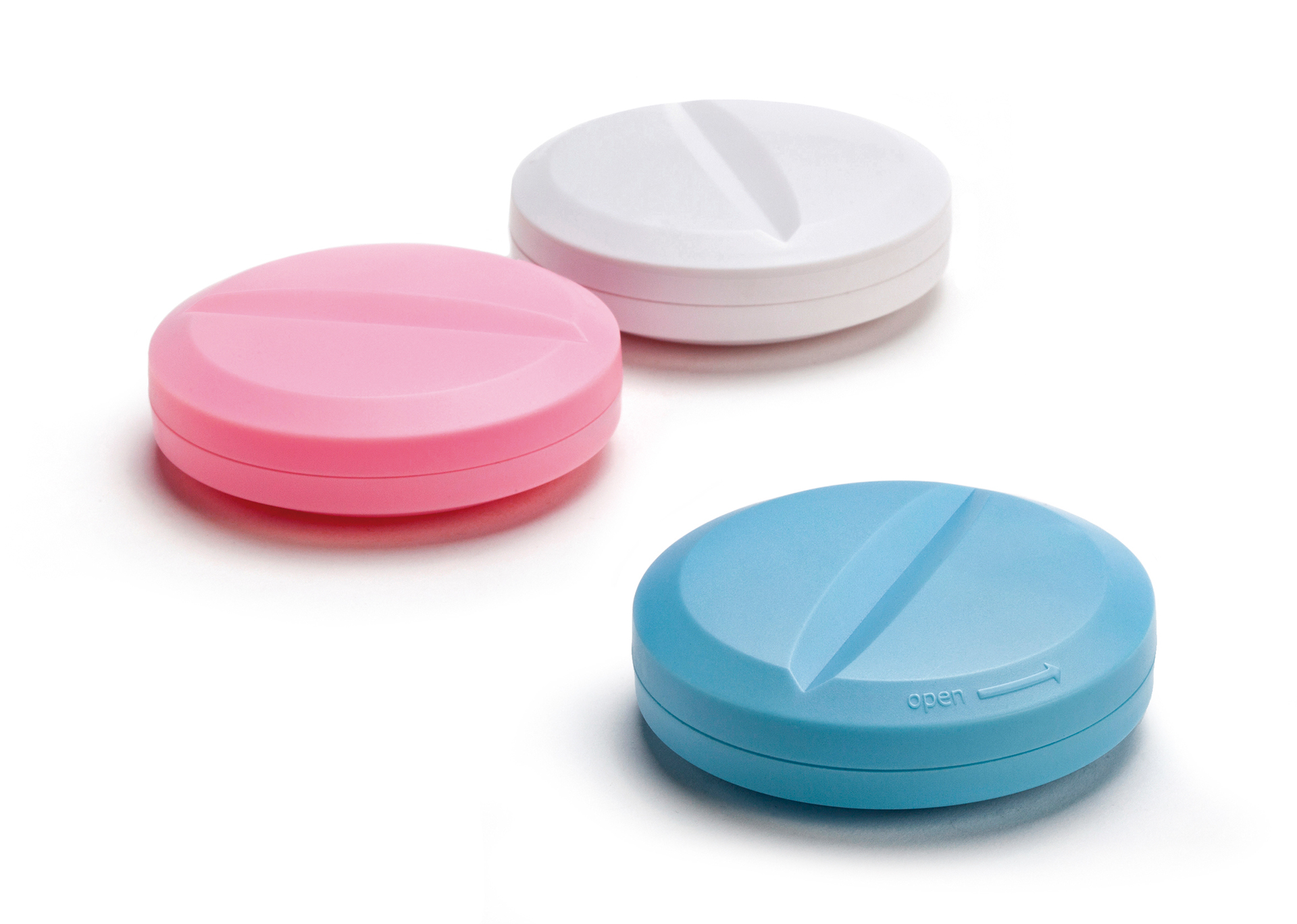 Medicine box，Pillbox，blue，Pink，white，Receive，Small container，