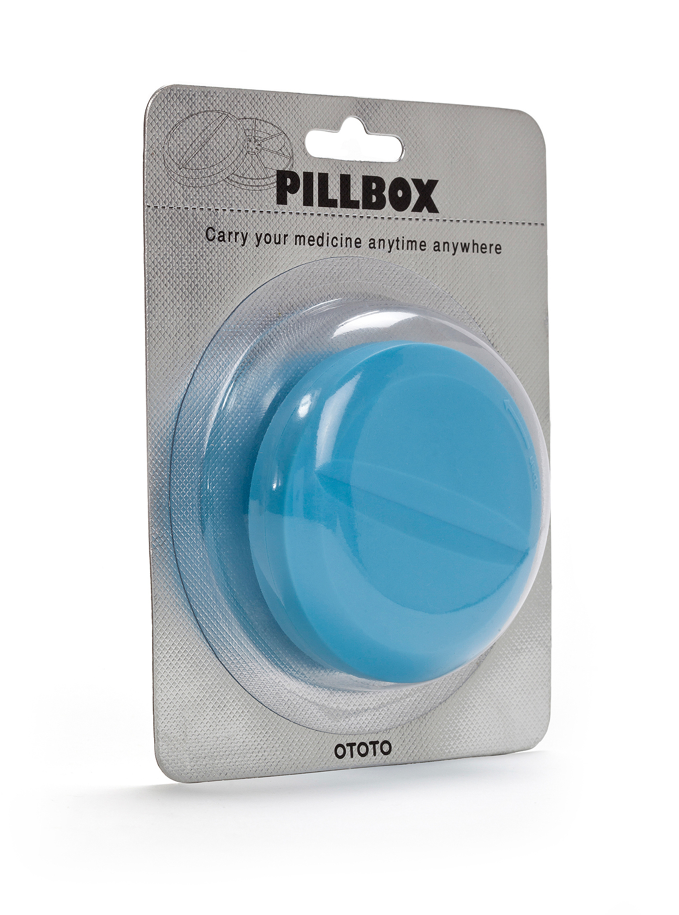 药盒，Pillbox，蓝色，粉色，白色，收纳，小容器，