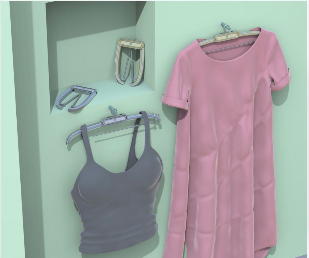 A traditional hanger style，