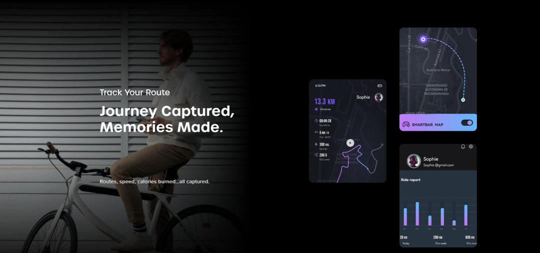 TOALL Convex and Concave Design，Bicycle，North America，Ride，