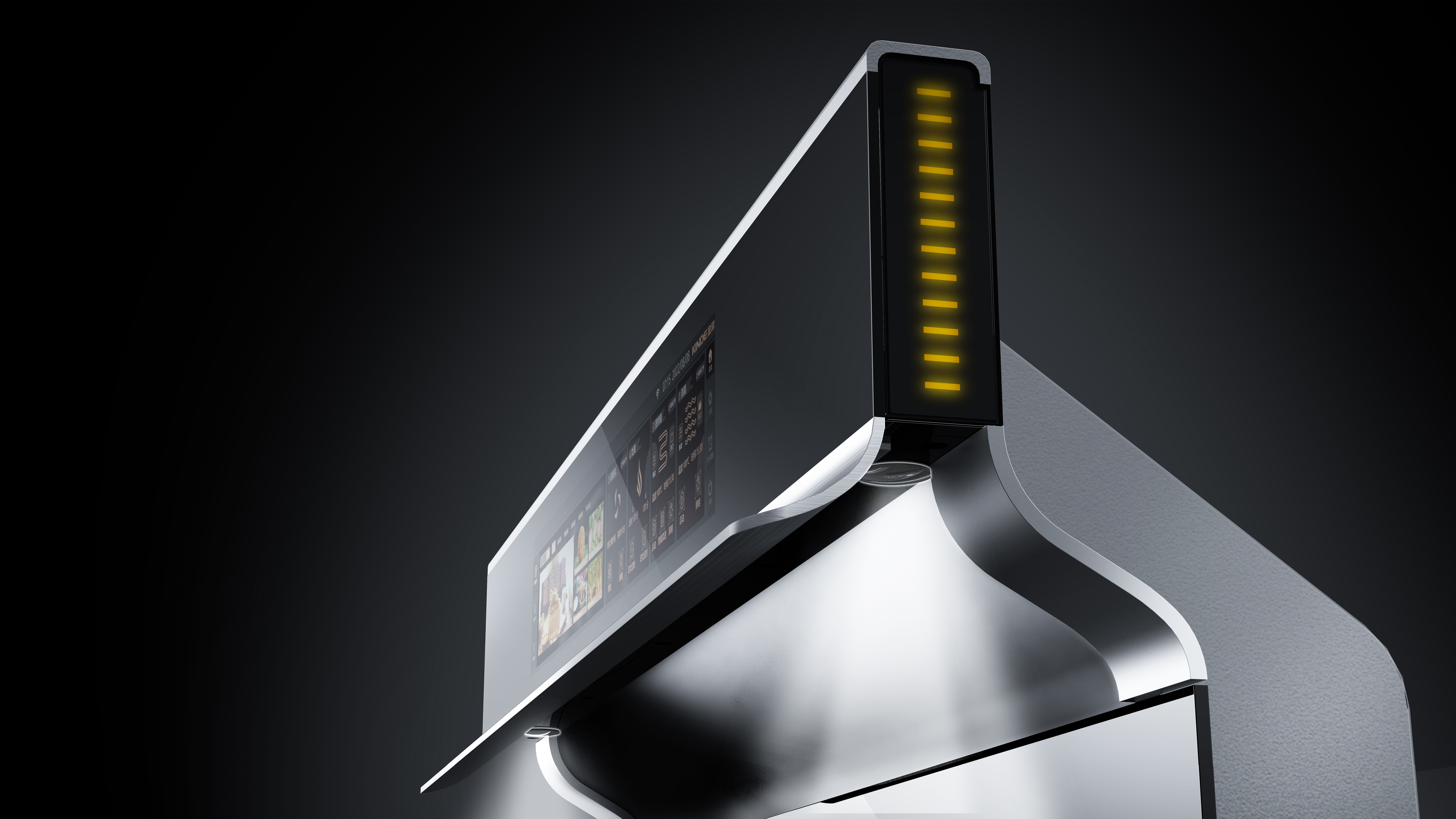 TOALL Convex and Concave Design，kitchen，Integrated stove，