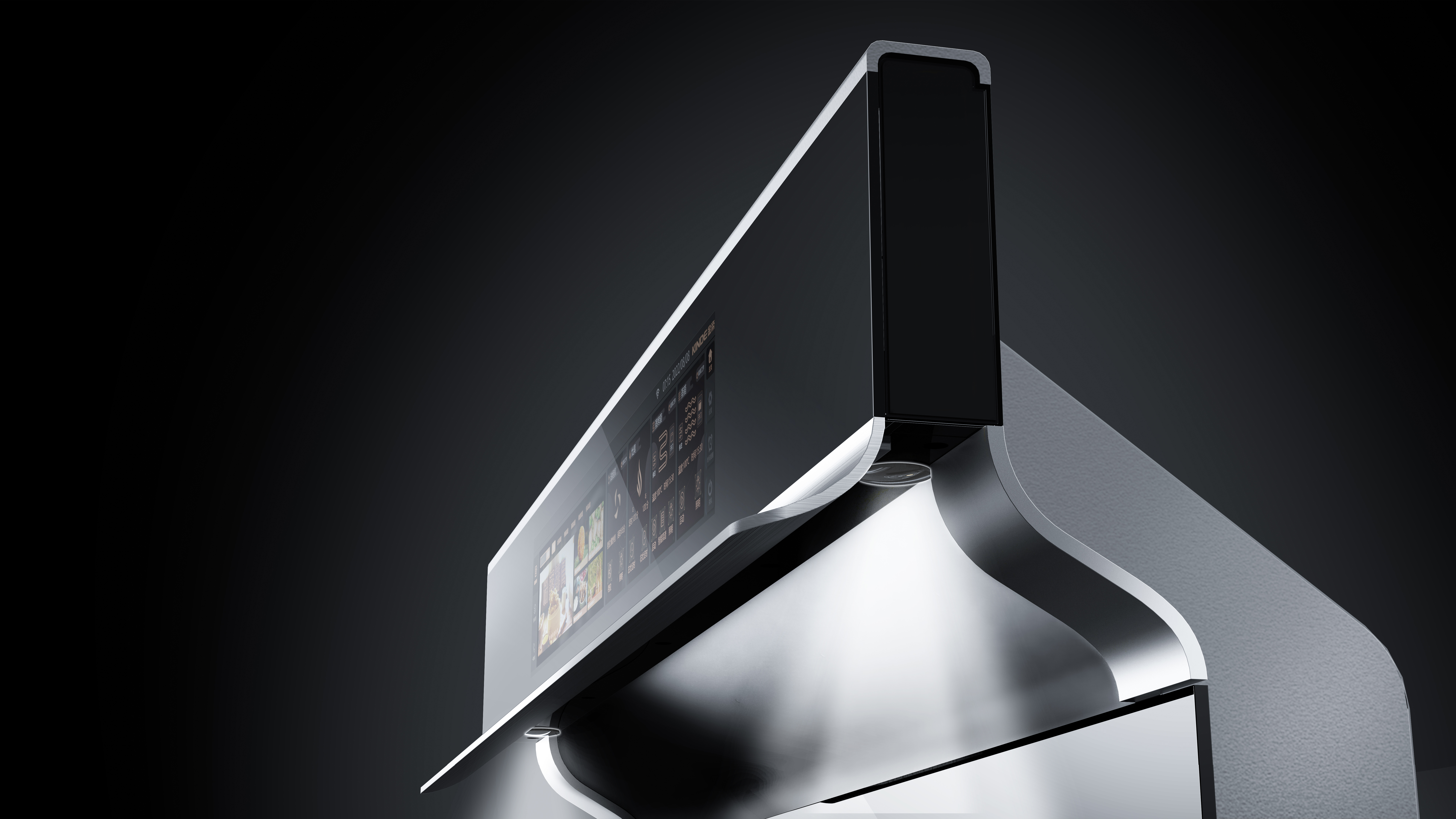 TOALL Convex and Concave Design，kitchen，Integrated stove，