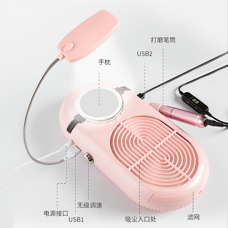 manicure，Nail artist，Nail vacuum cleaner，Nail grinder，