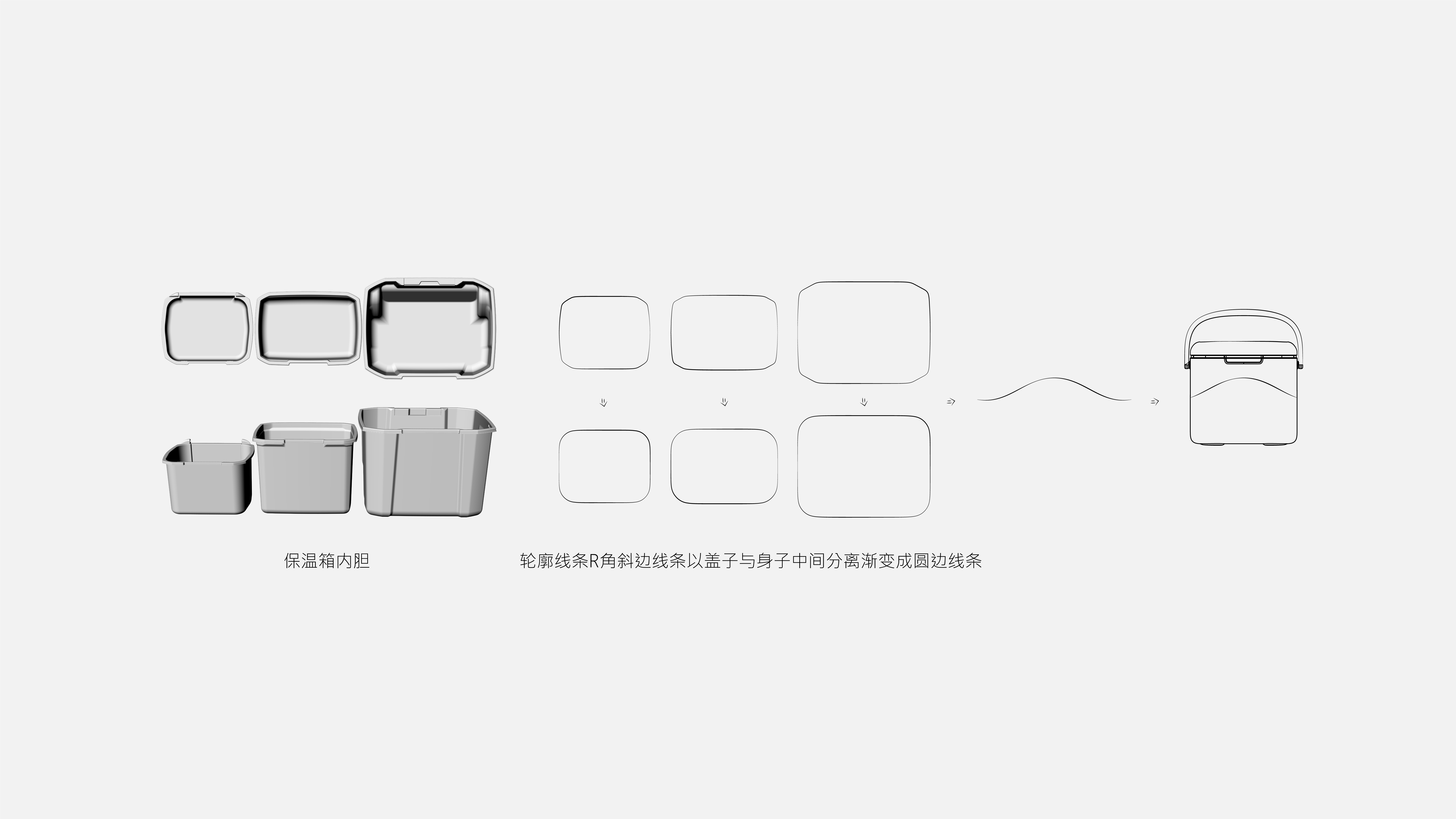 product design，Heat insulation box，Cooler Box，box，case，Outdoor travel，Refrigerator，