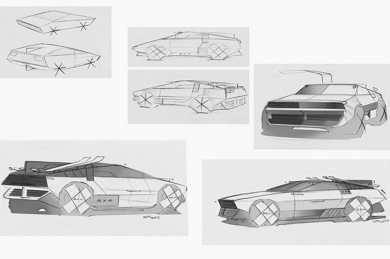 automobile，DeLodonin，Sports car，industrial design，design，