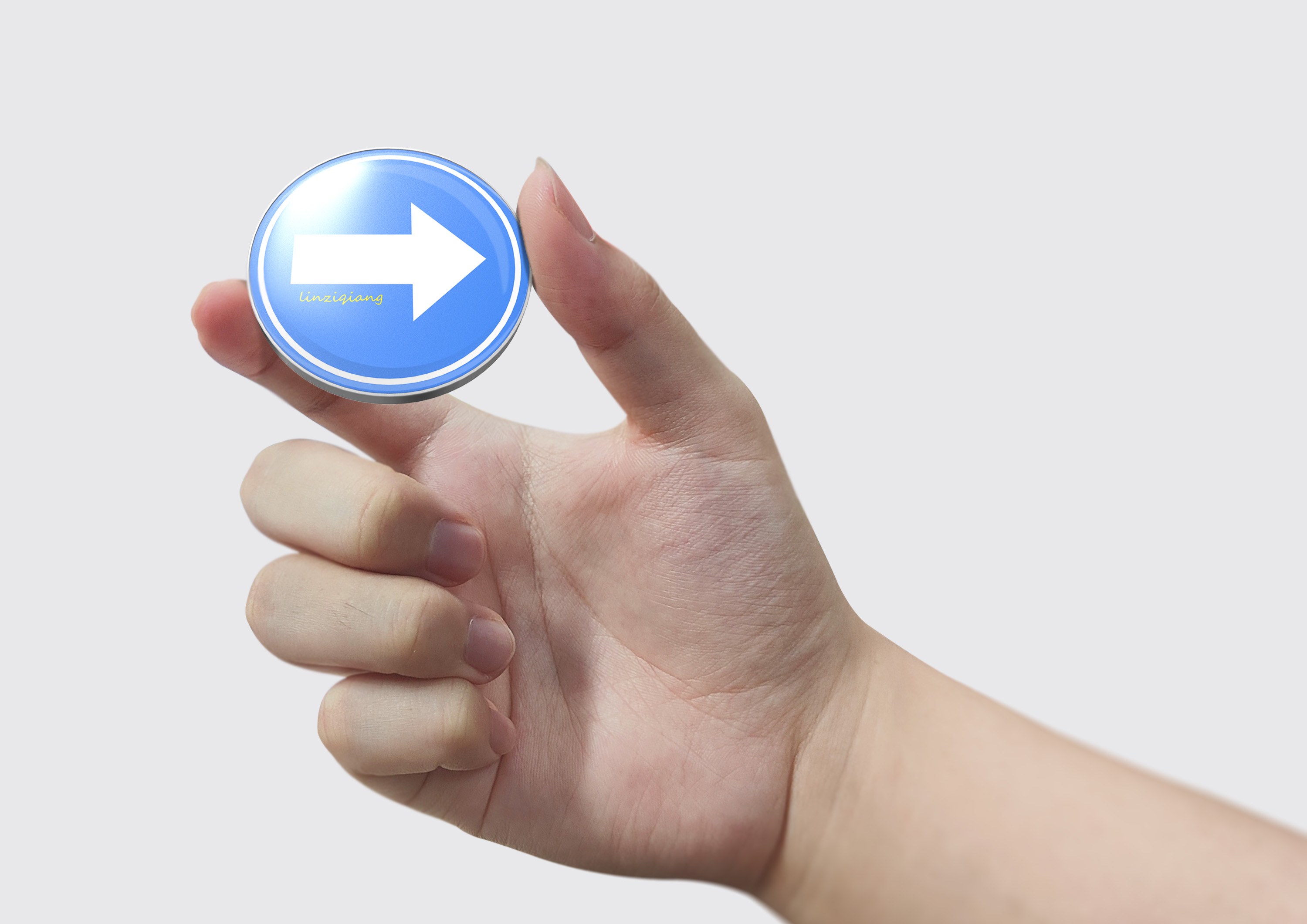 Walking guide: one step break, three-dimensional directions, seconds change focus!，Road sign，Road sign，direction，badge，Brooch，printing，