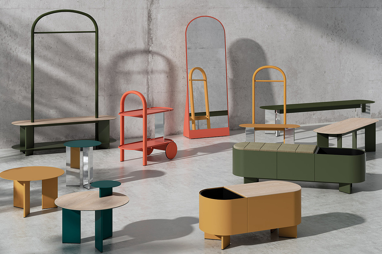 modularization，Simple style，warm tones，
