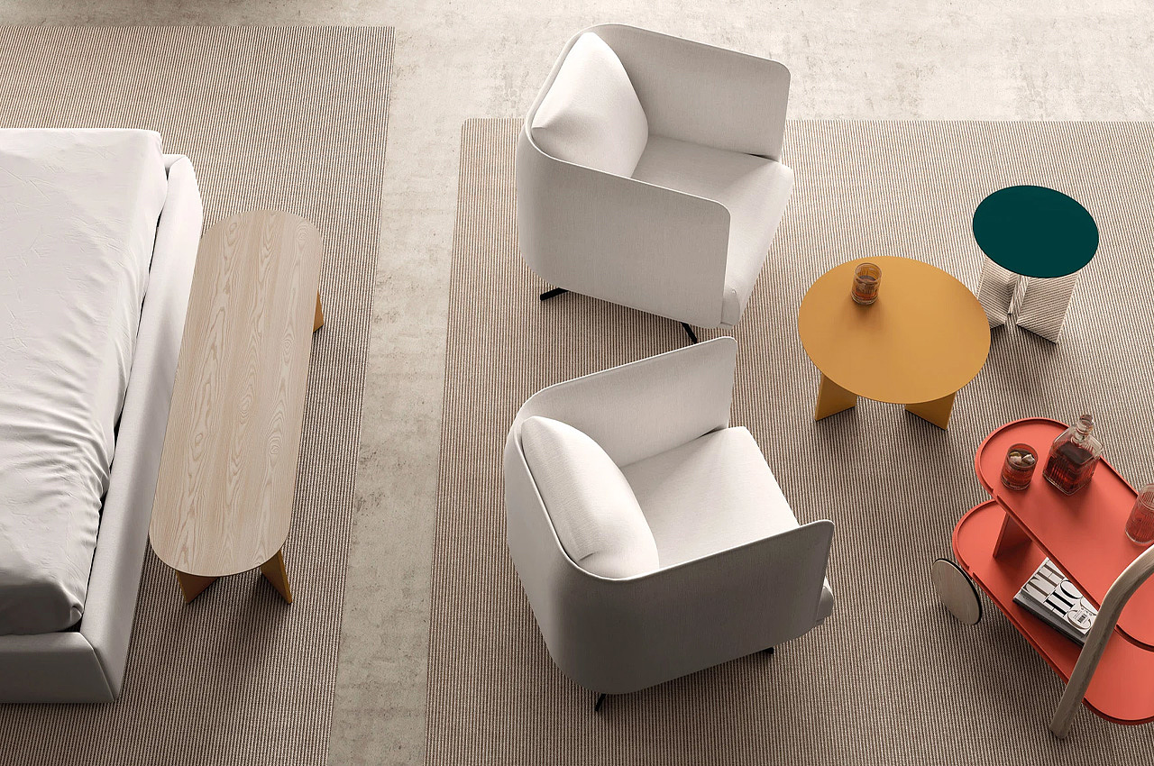 modularization，Simple style，warm tones，