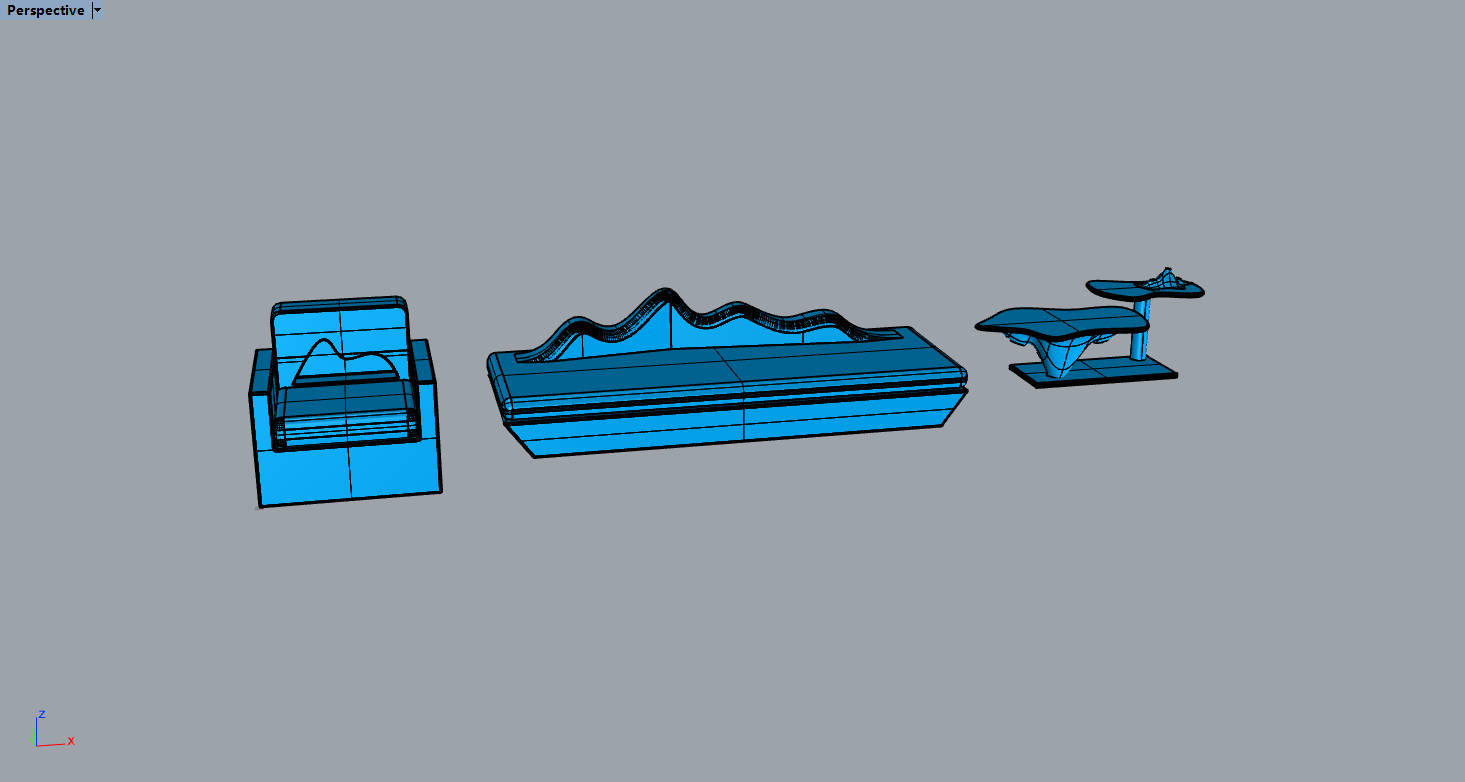 Table，chair，sofa，