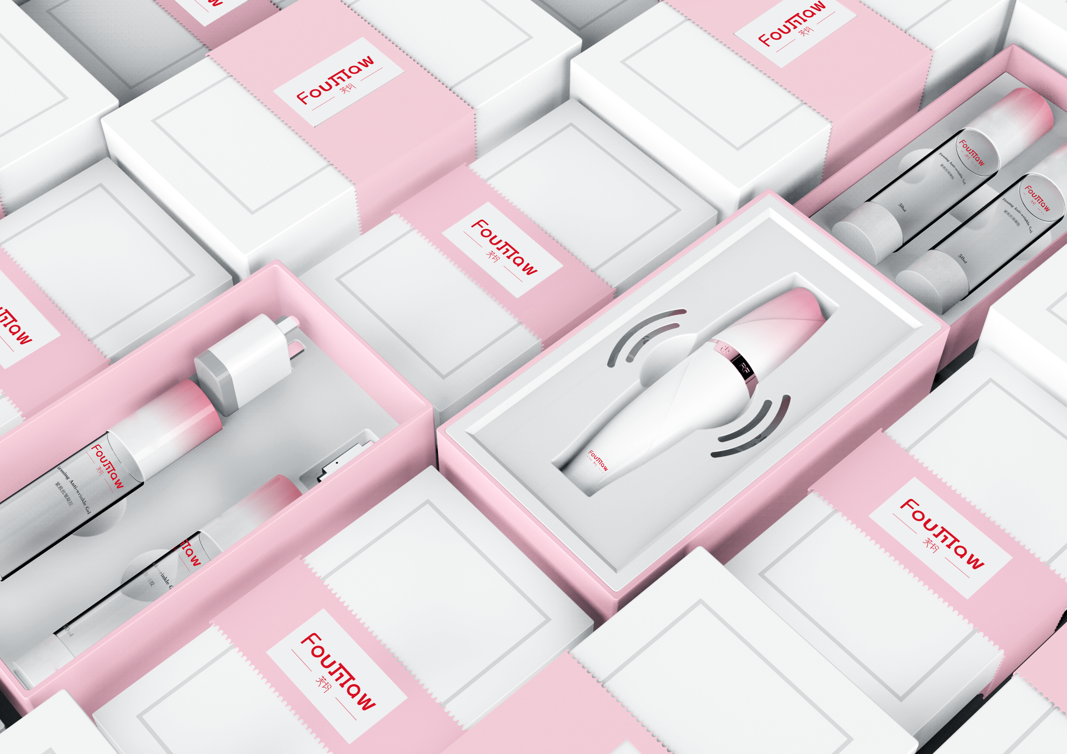 packing design，cosmetic instrument，