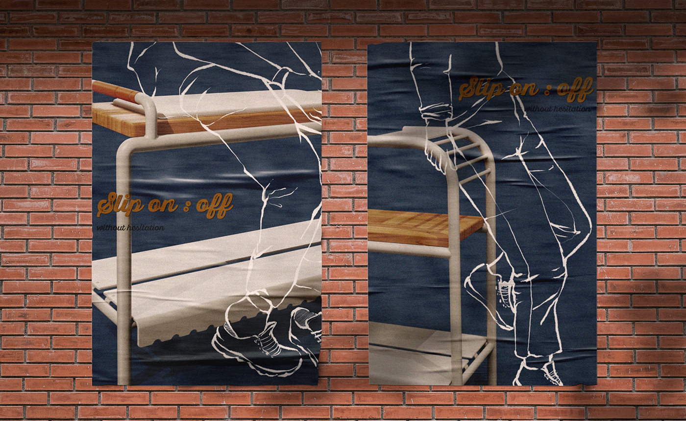 furniture，shoe rack，Change shoes stool，SLIP on : off，