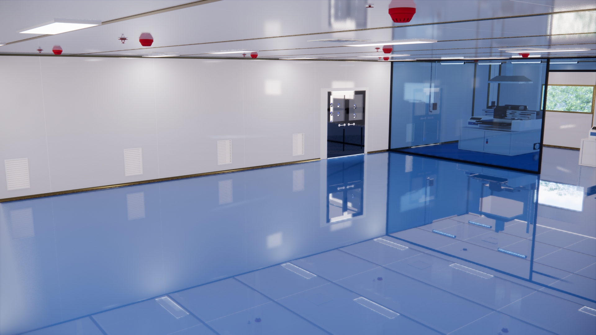 Purification works of dust-free workshop，