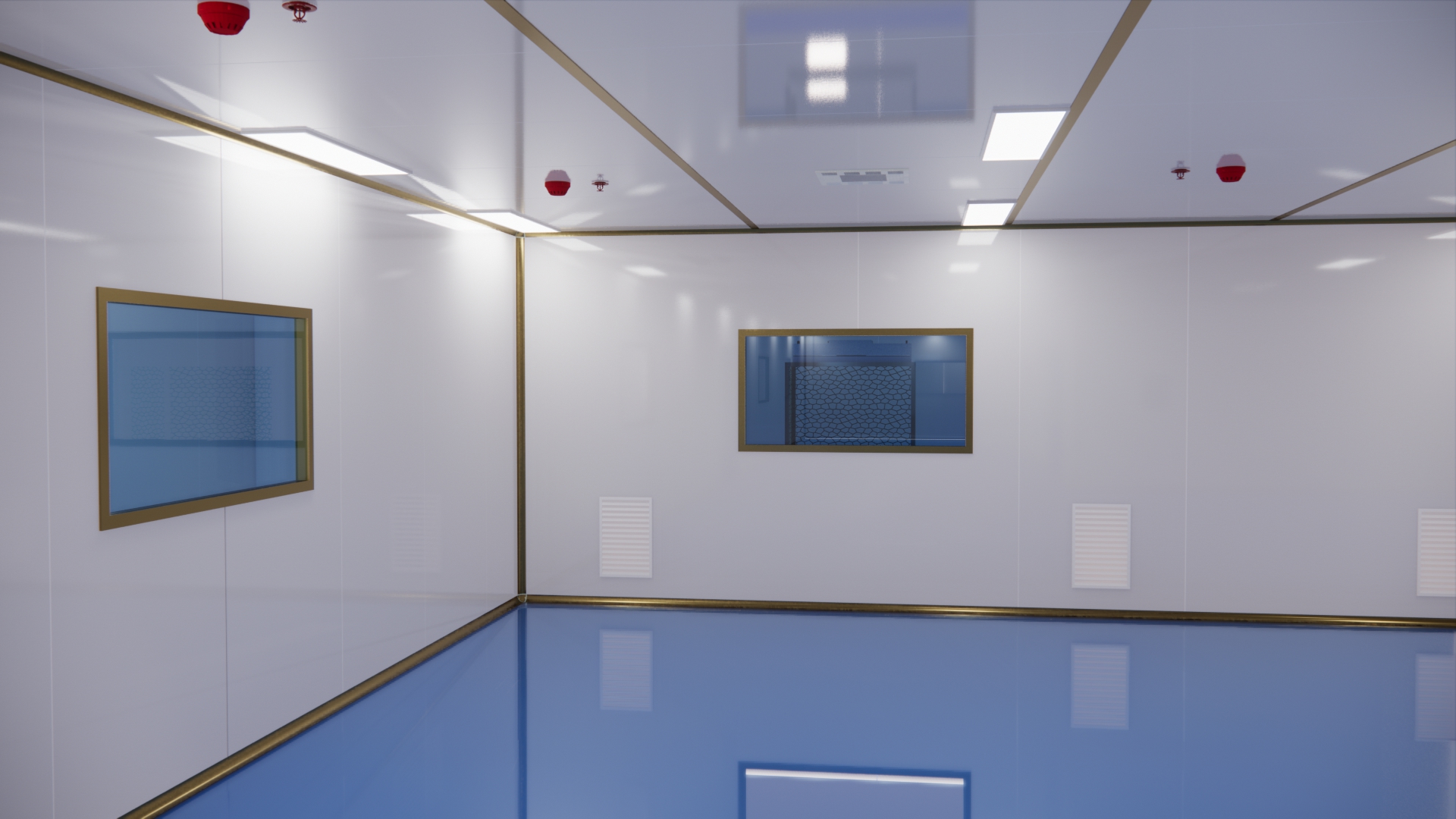 Purification works of dust-free workshop，