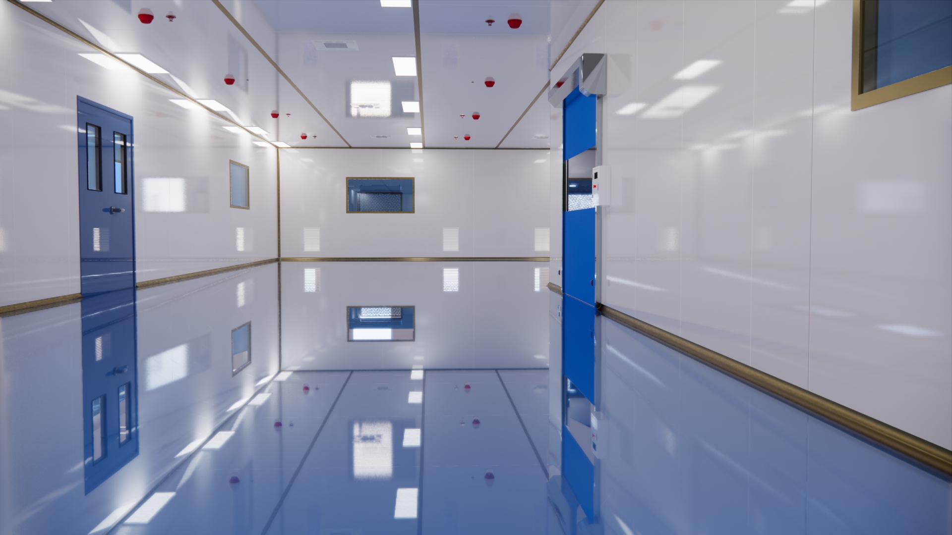 Purification works of dust-free workshop，