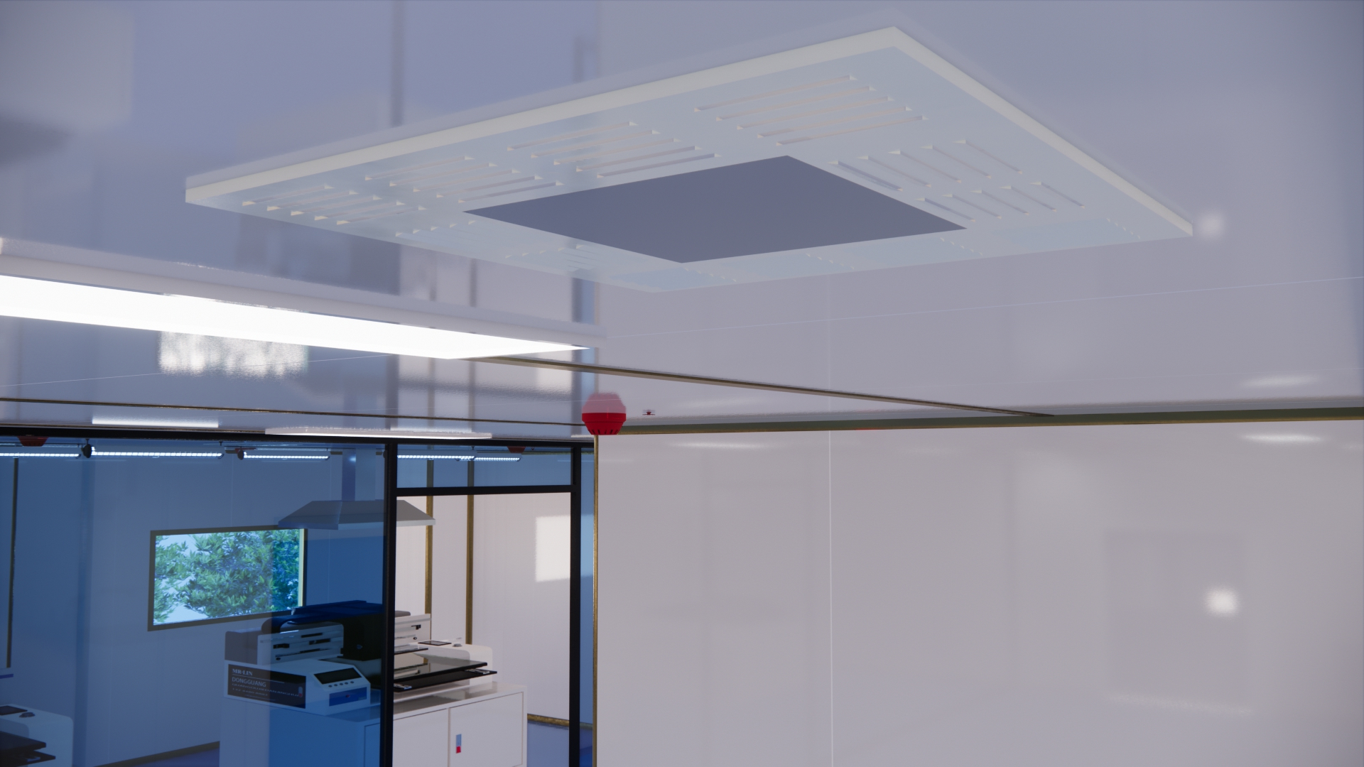 Purification works of dust-free workshop，