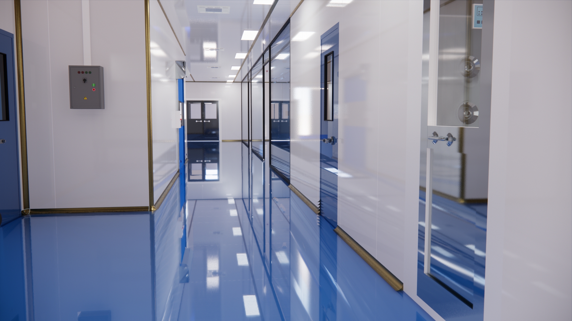 Purification works of dust-free workshop，