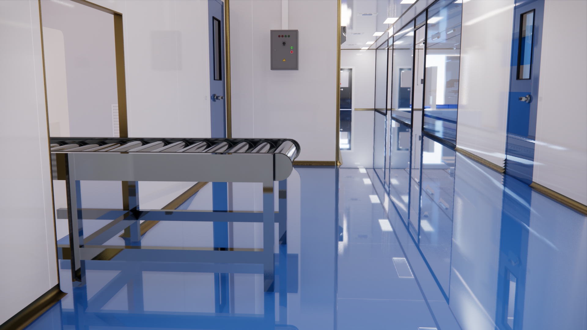 Purification works of dust-free workshop，