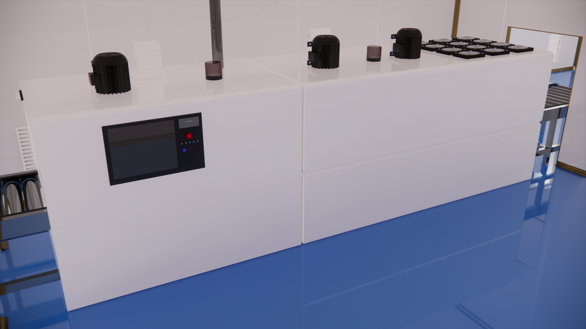 Purification works of dust-free workshop，