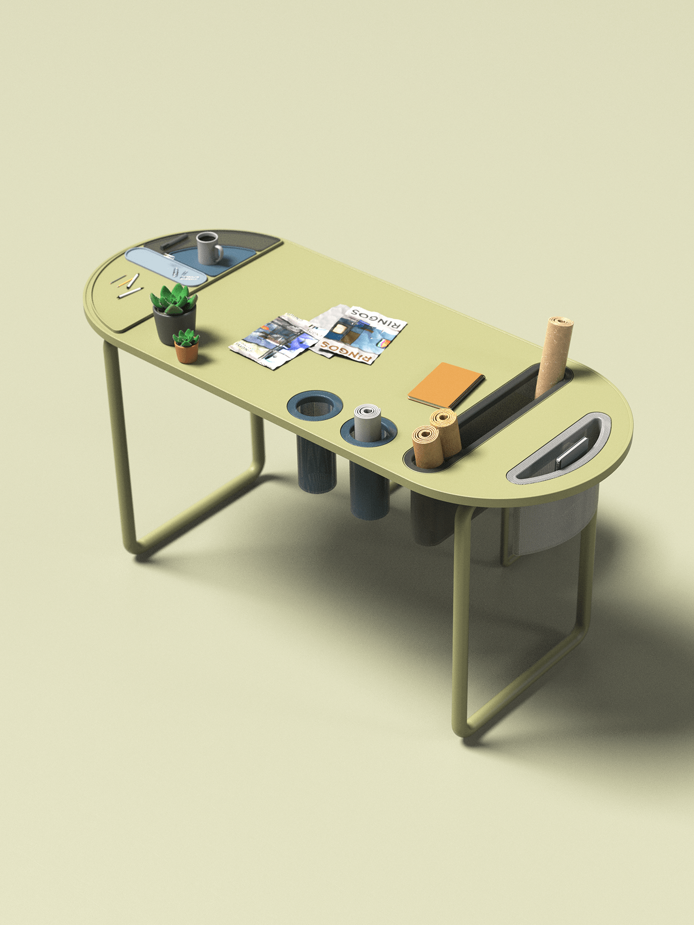 LOOHA，Mobile table，product design，furniture，