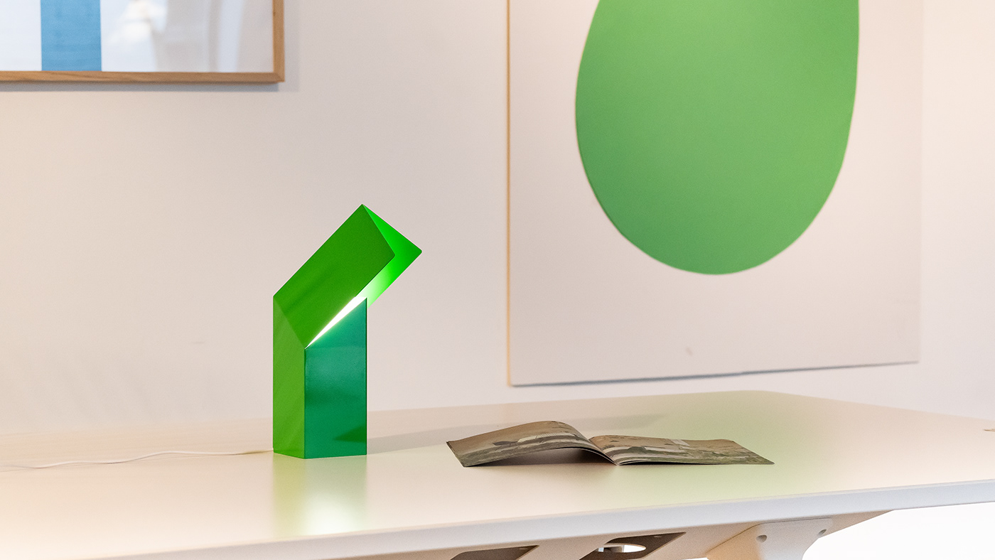 Lineair，Desk lamp，product design，geometry，