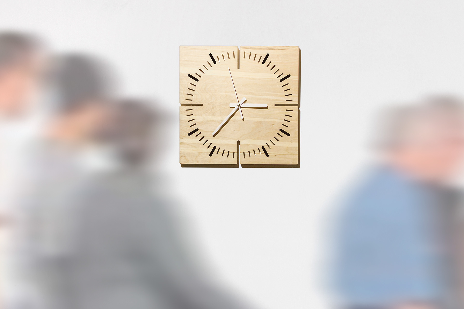 Huasen，Birch，Birch，birch，Clock，Wall clock，Concise and simple，beautiful，