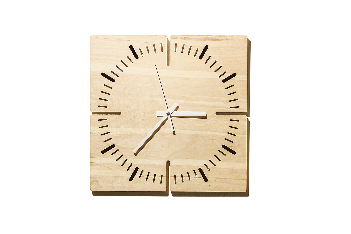 Huasen，Birch，Birch，birch，Clock，Wall clock，Concise and simple，beautiful，