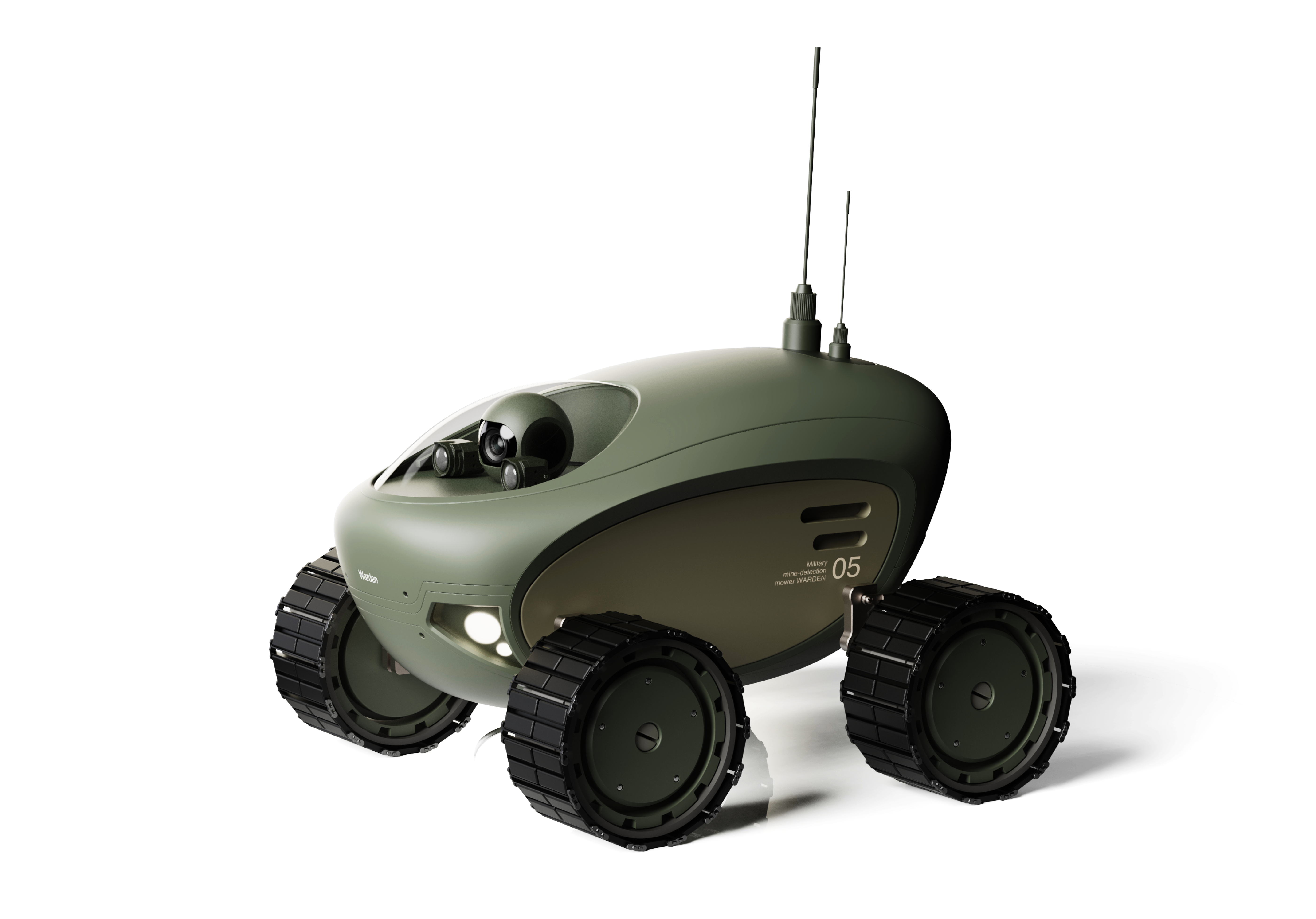 lawn mower，military grade，mine detection，