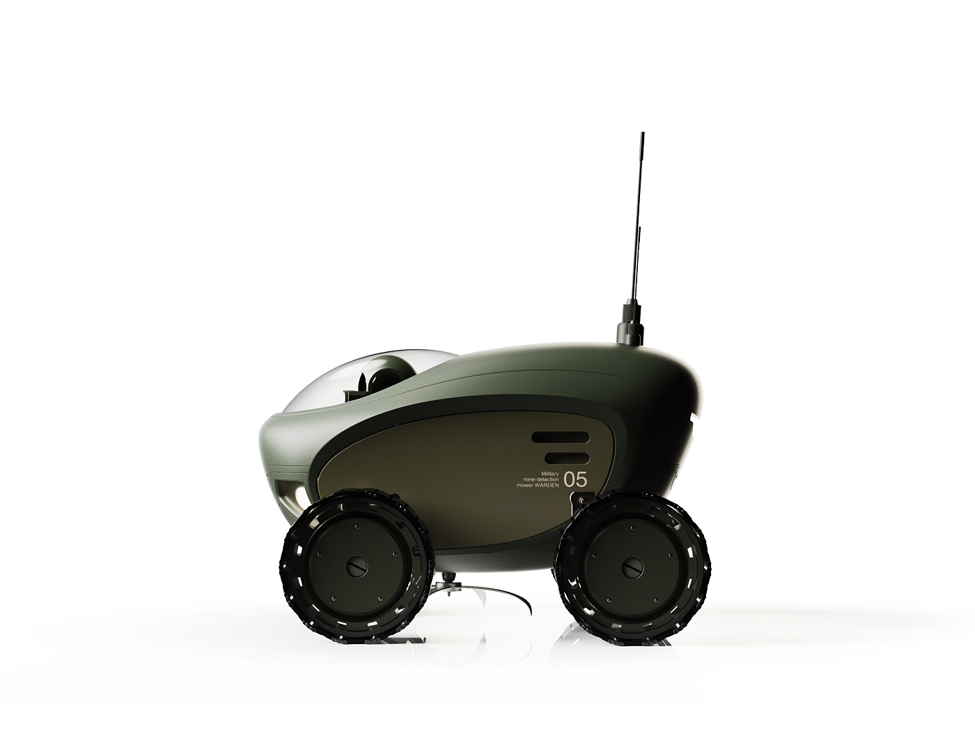 lawn mower，military grade，mine detection，