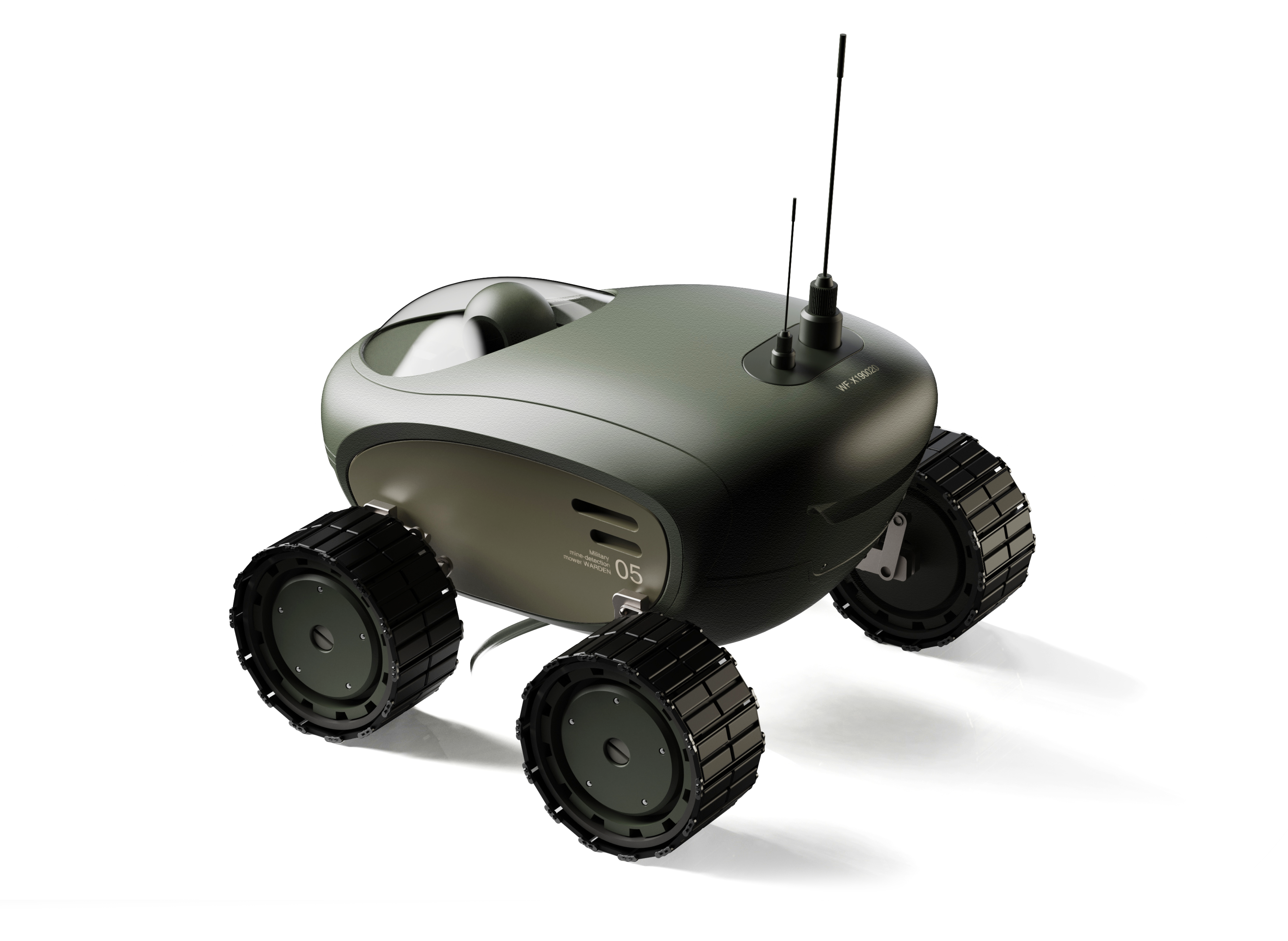 lawn mower，military grade，mine detection，