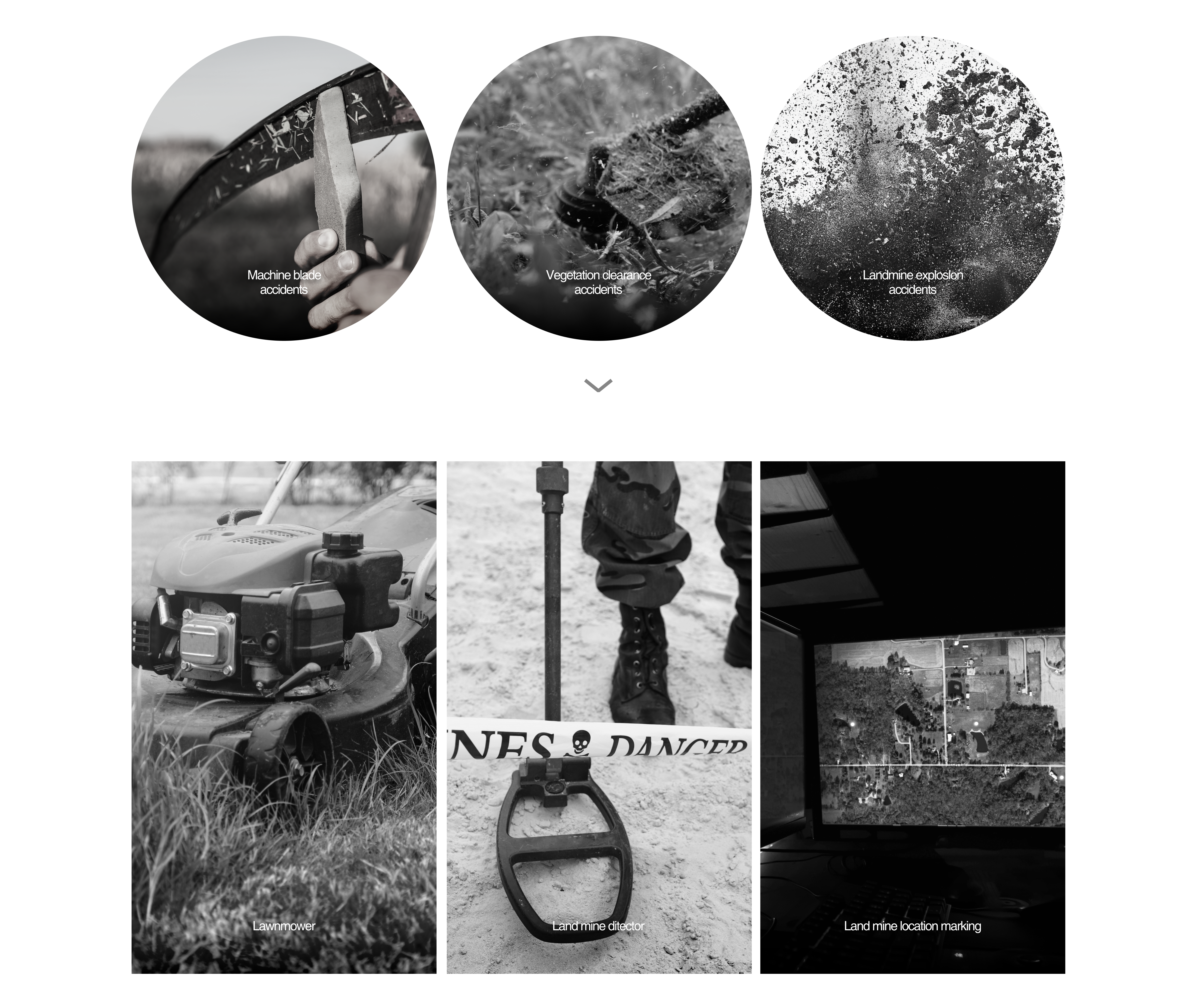 lawn mower，military grade，mine detection，