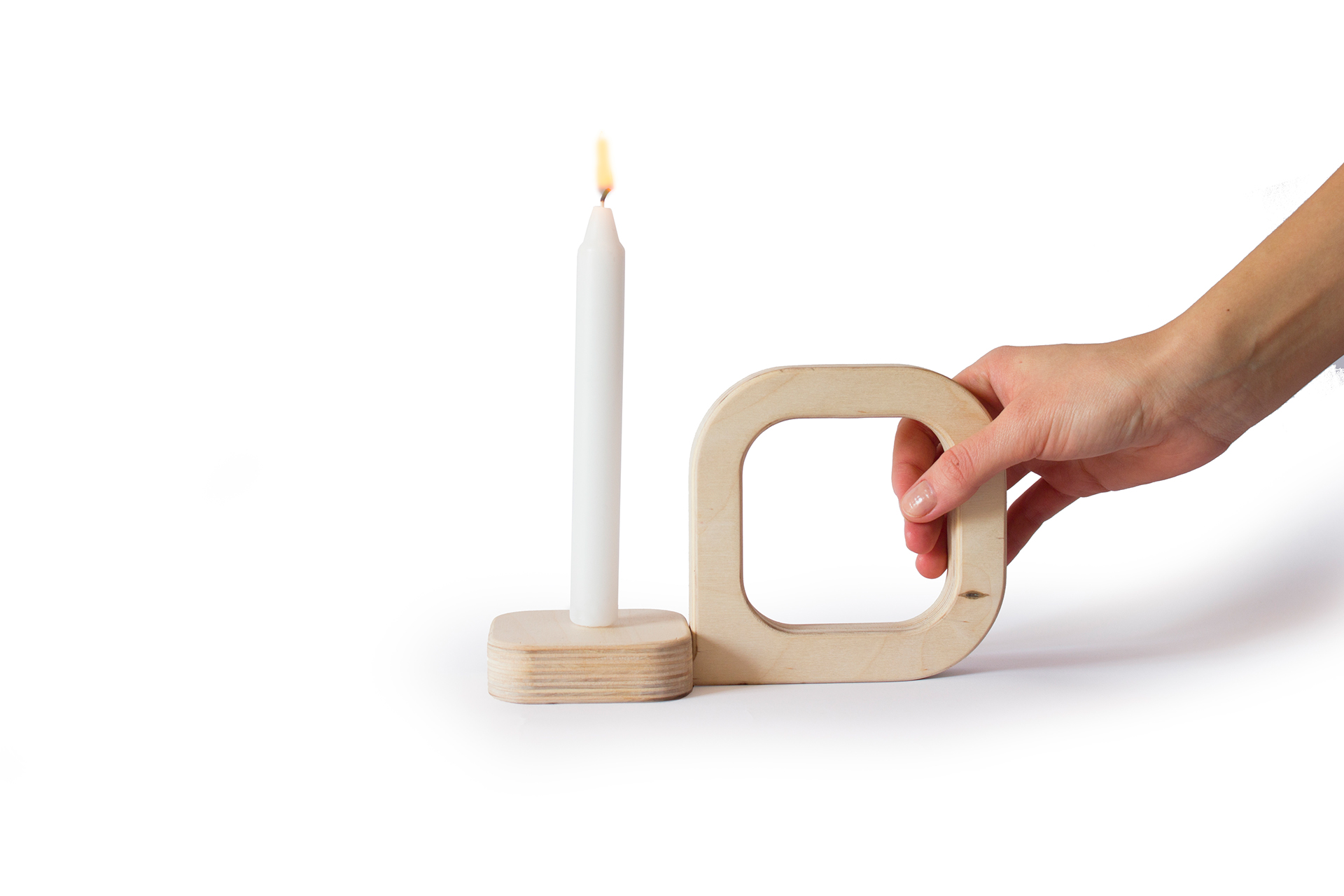 Full and Empty，Wooden ornaments，Candle holder，Candlestick，snail，