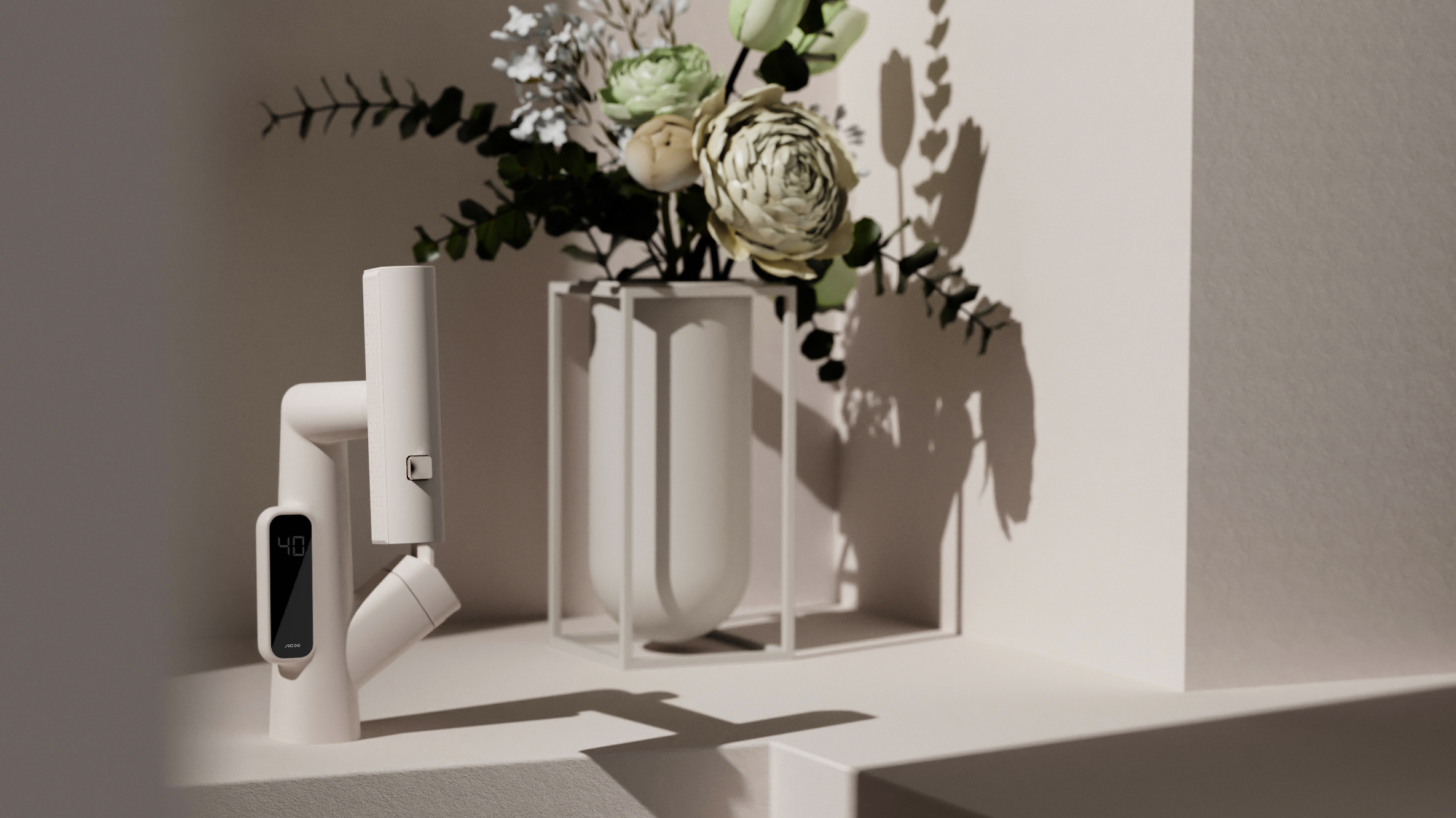 water tap，Pull faucet，bathroom，industrial design，Appearance design，