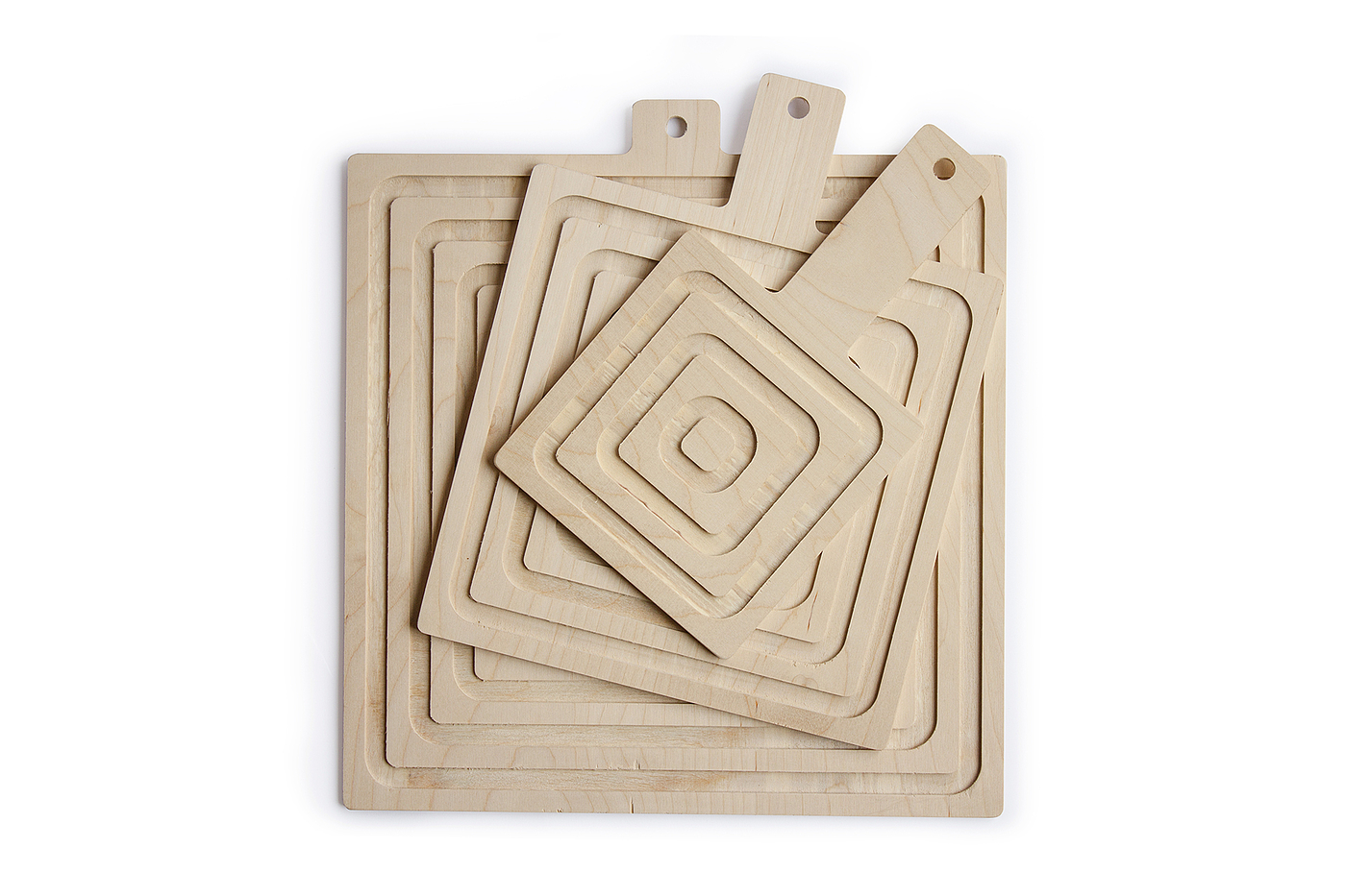 Coaster，Pot mat，inspiration，woodiness，circle，illusion，combination，