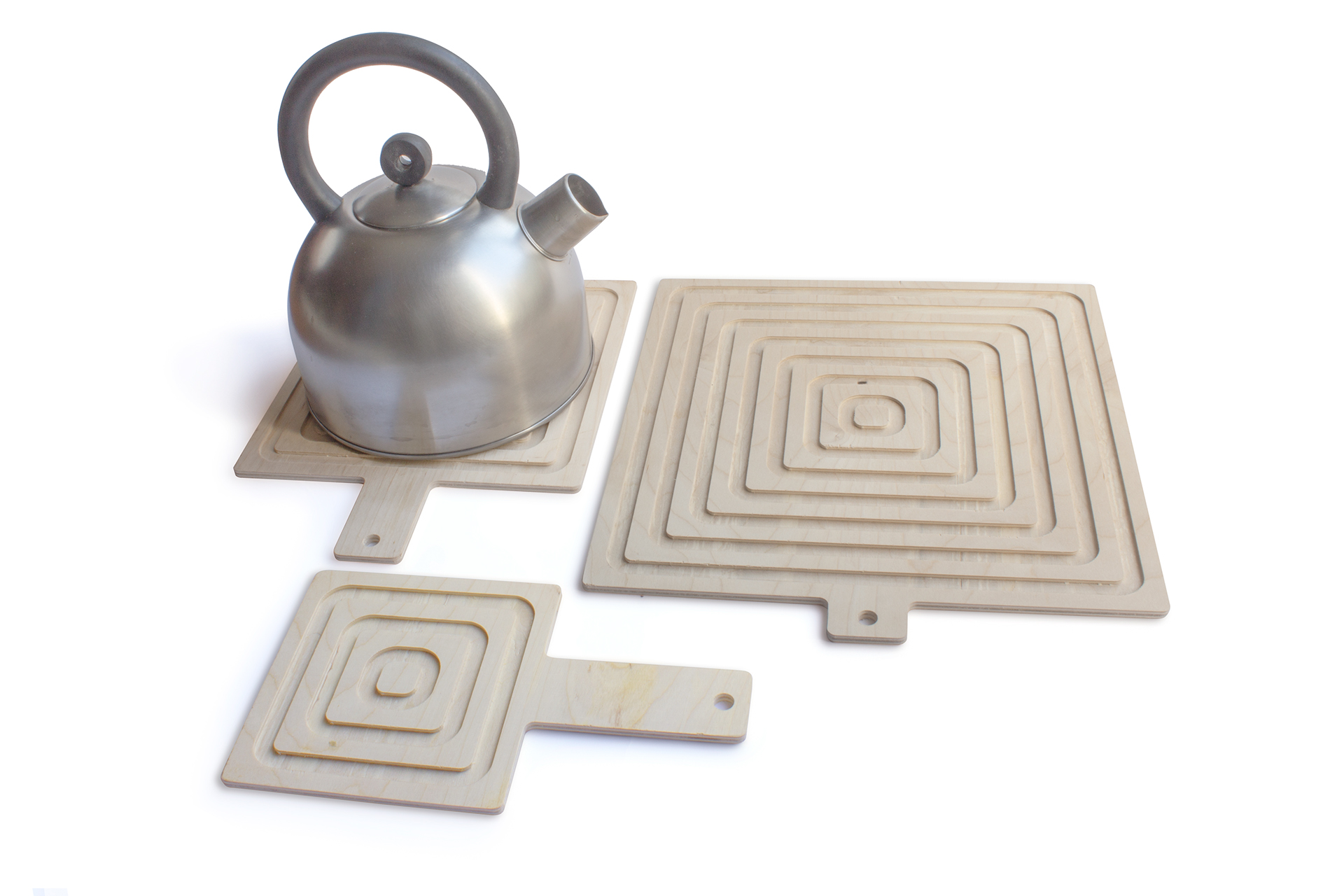 Coaster，Pot mat，inspiration，woodiness，circle，illusion，combination，